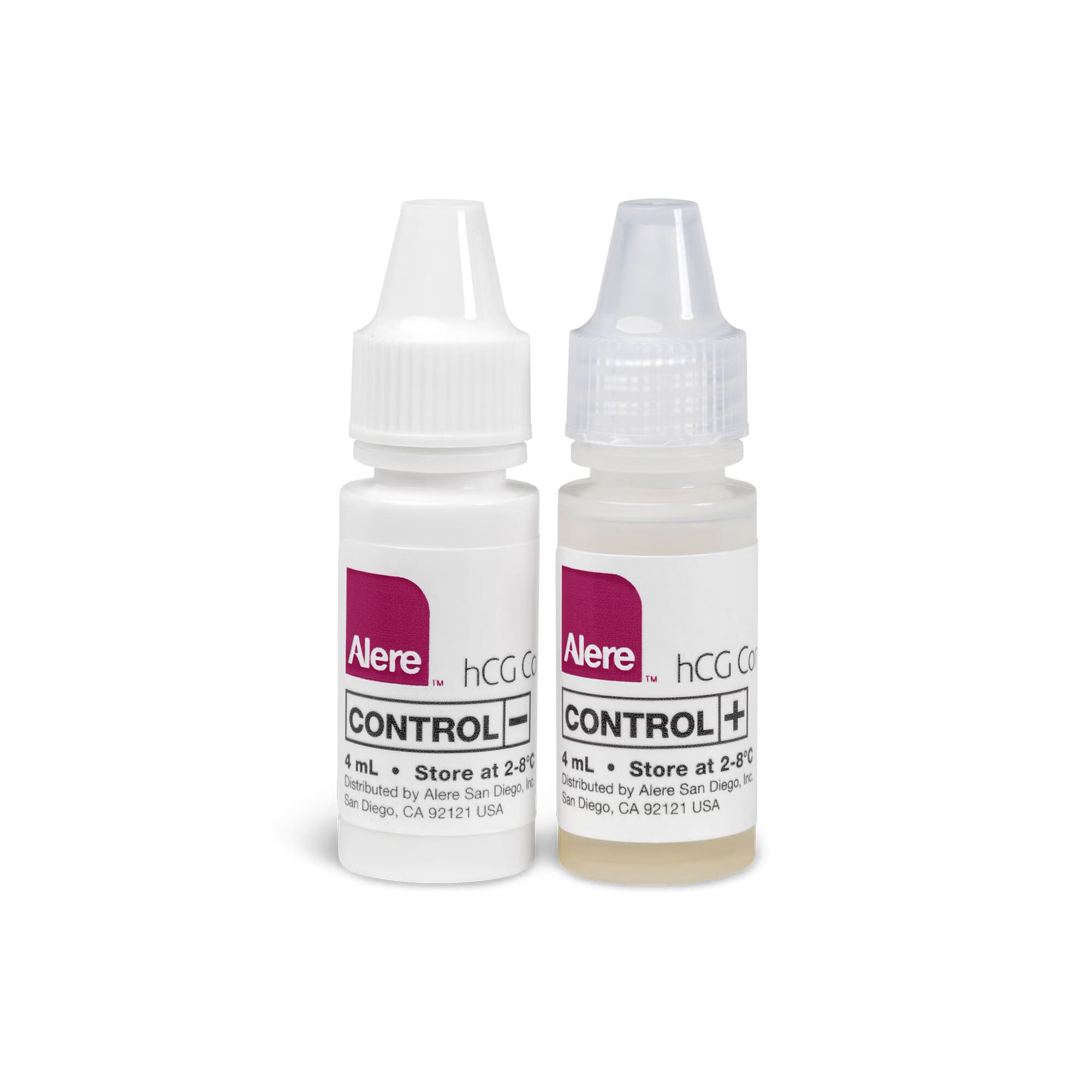 Abbott Rapid Dx North America LLC - 92218 Fertility Test Control Set Alere™ Human Chorionic Godadotropin (hCG) Positive Level / Negative Level 2 Vials