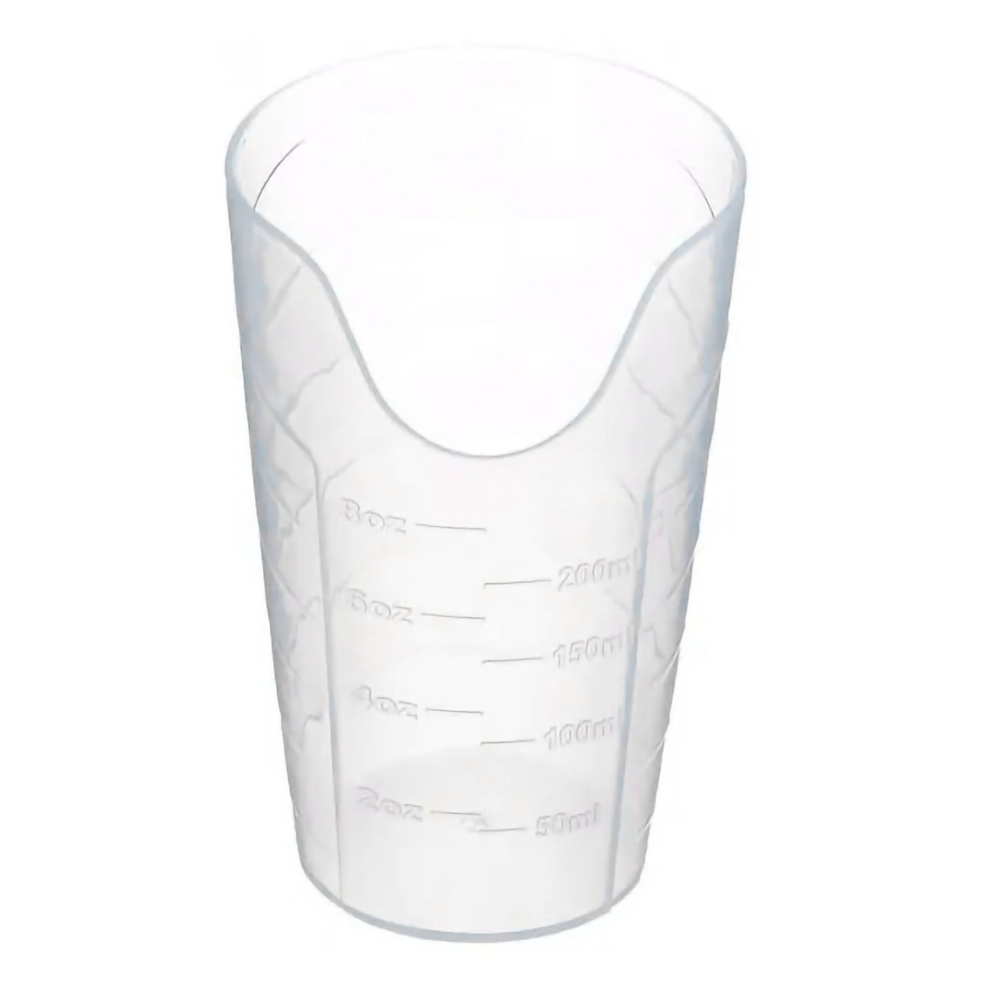 Performance Health - 081003466 ADL Dysphagia Cup Nosey Cup 4 oz. Plastic Translucent Reusable