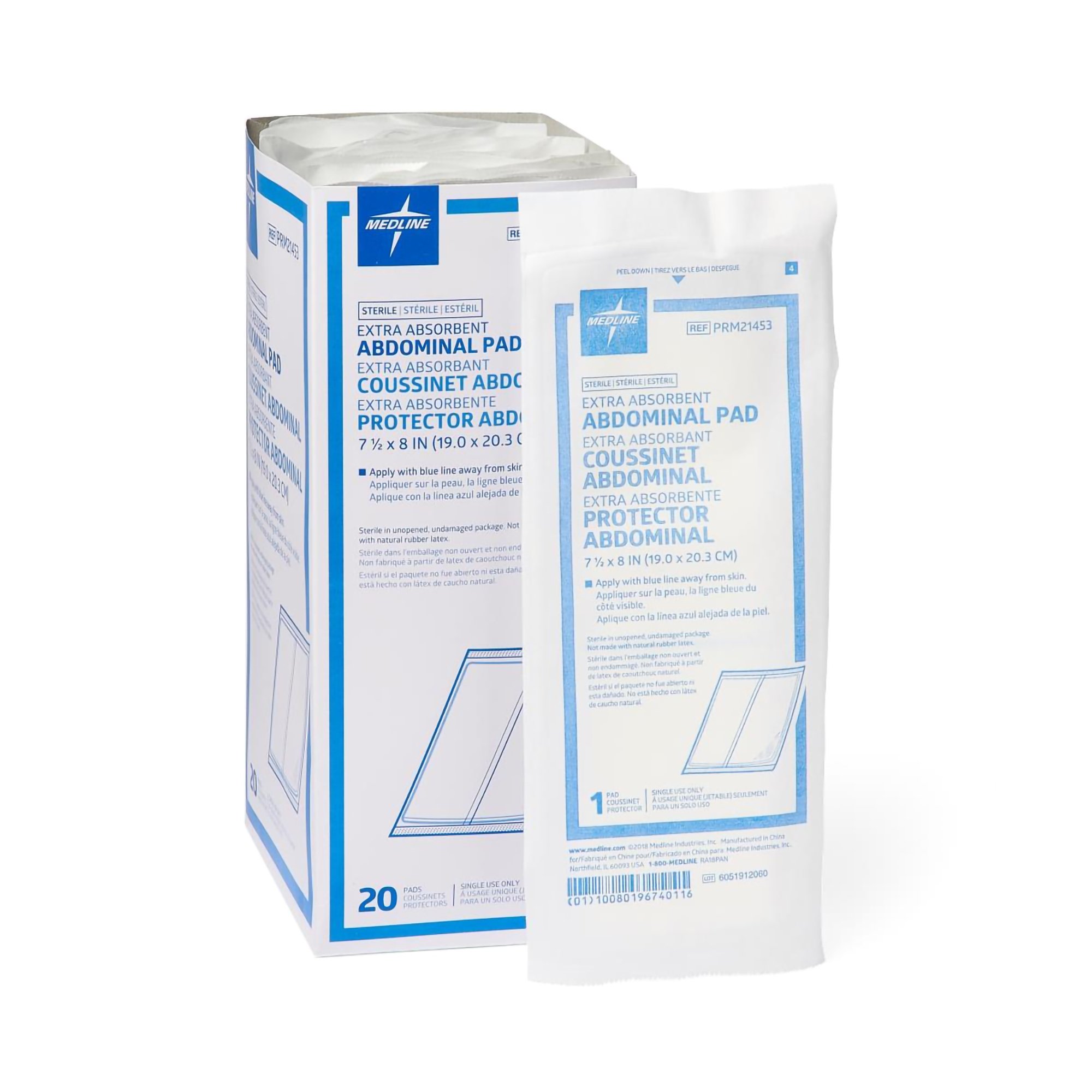 Medline - PRM21453 Caring® Abdominal Pad