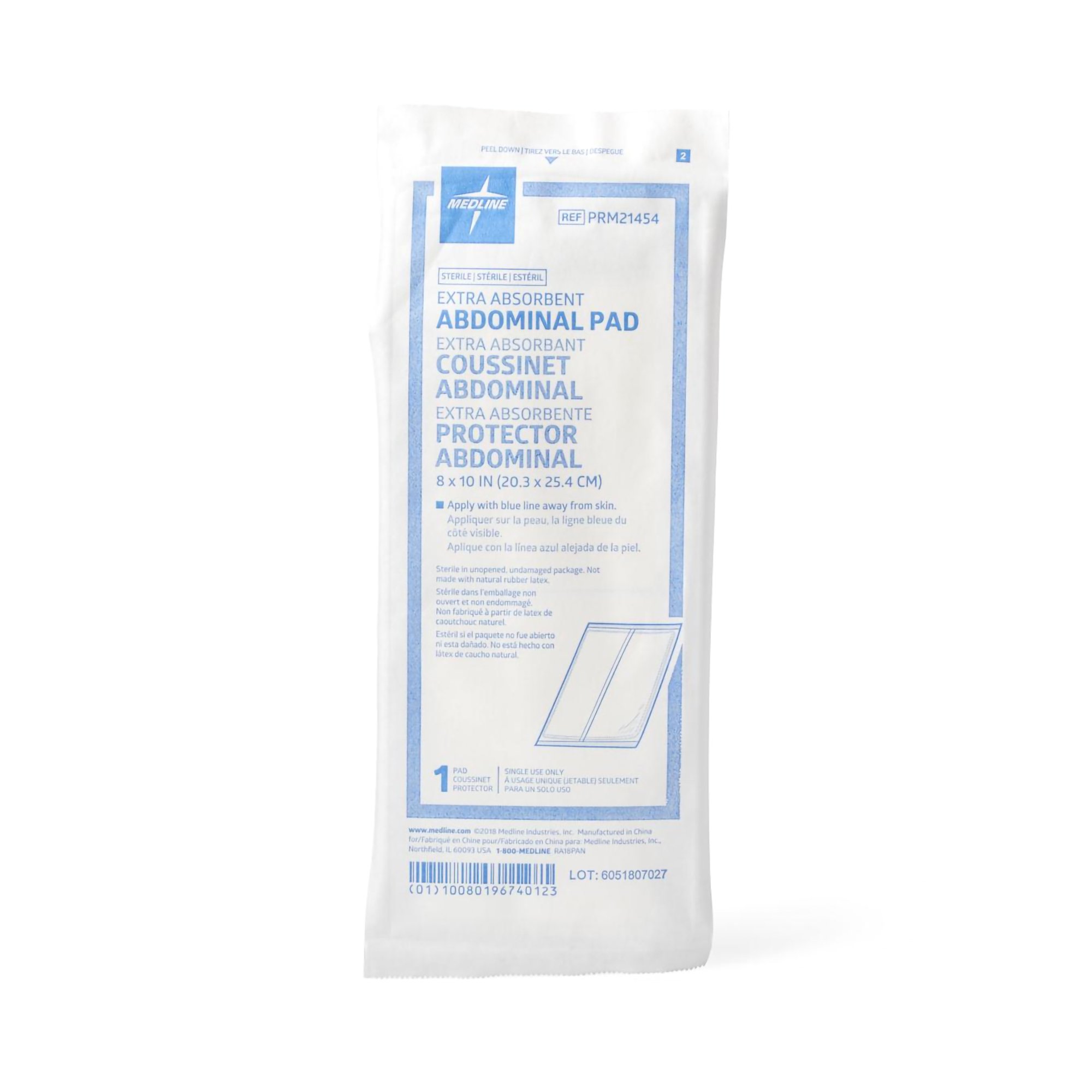 Medline - PRM21454 Caring® Sterile Abdominal Pad