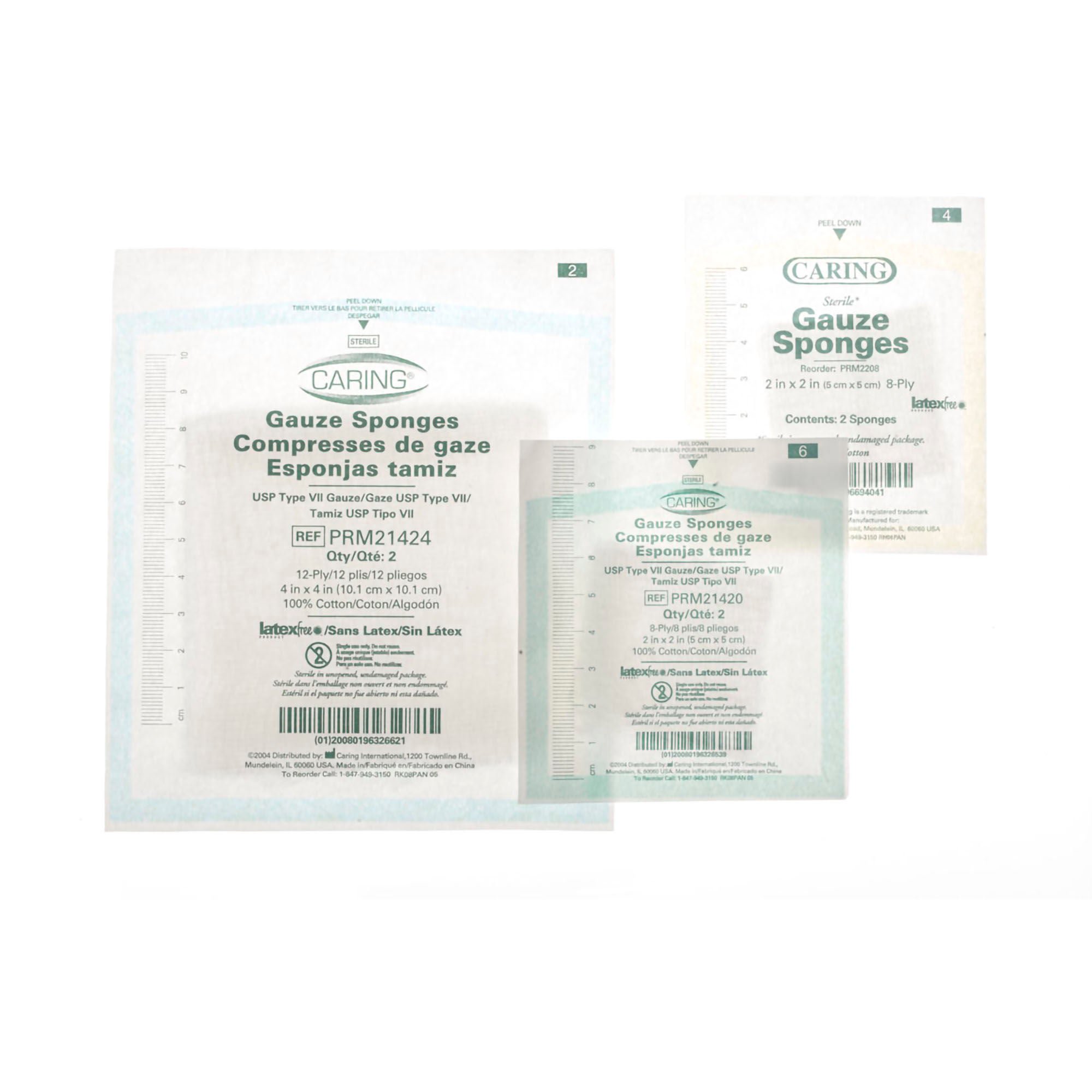Medline - PRM3312 Medline Sterile Gauze Sponge