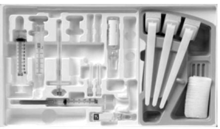 BD - 406069 Epidural Tray Perisafe™ Single Shot Tuohy 18 Gauge 3-1/2 Inch