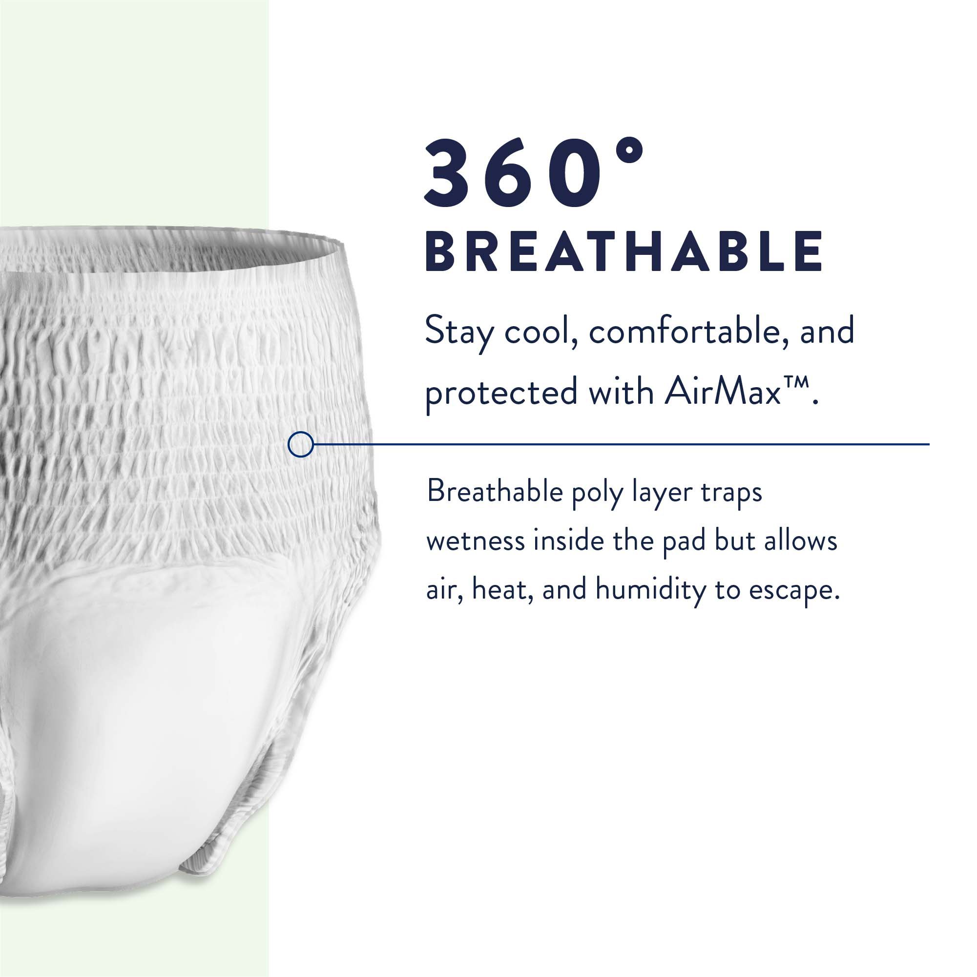 First Quality Products LLC PF-512 - Prevail® Per-Fit® Extra Absorbent Underwear, Medium - 20/Bag, 80/Case