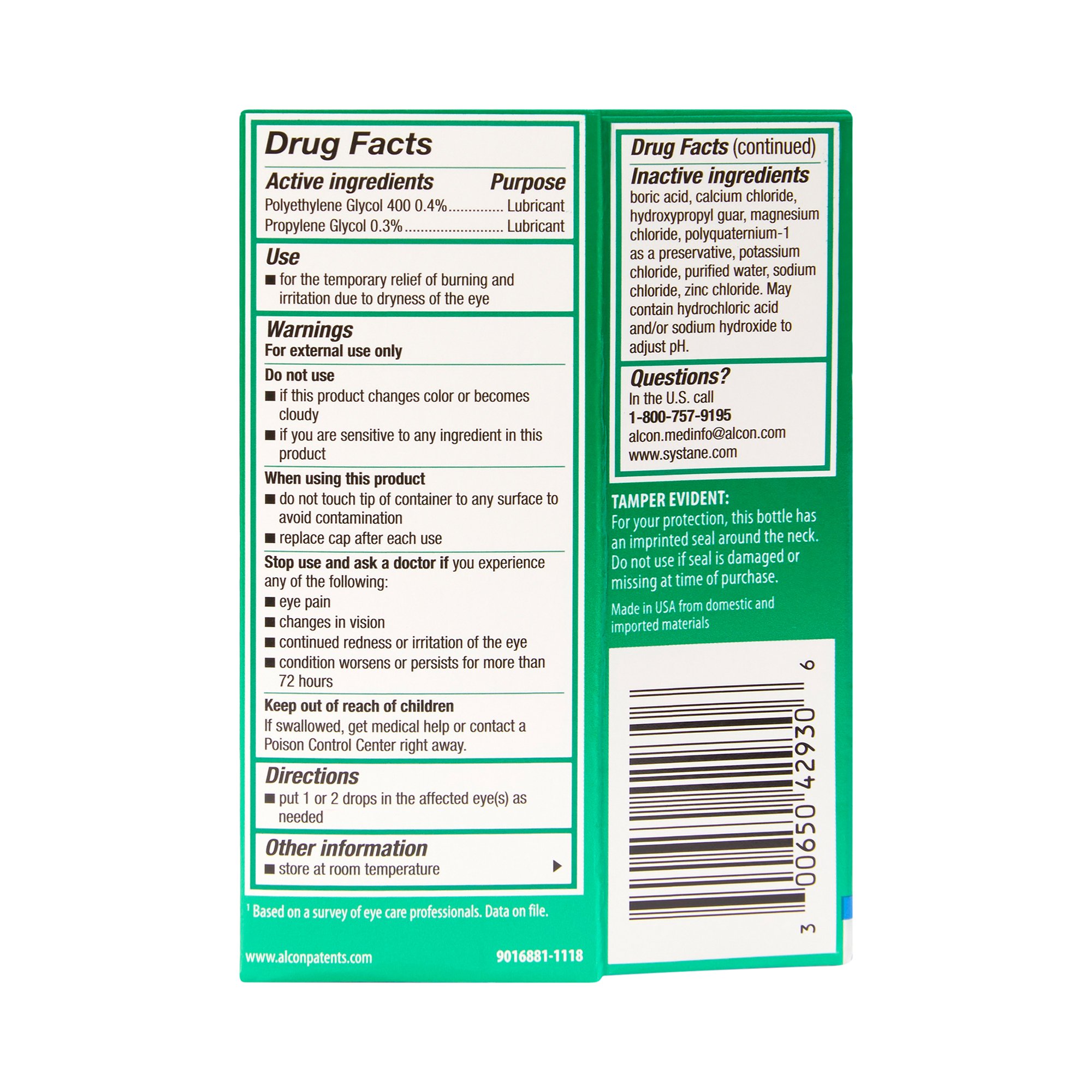 Alcon - 00065042930 Systane® Eye Lubricant