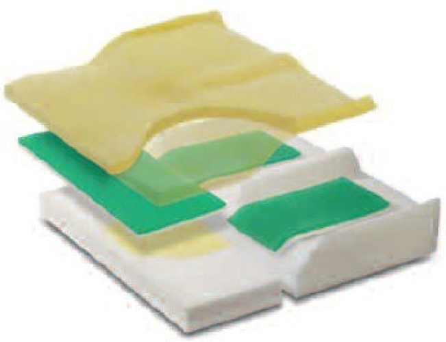 Span America - BEQ2218 Seat Cushion The Equalizer® 22 W X 18 L X 3-1/2 D Inch Foam / Polymer