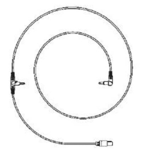 Fisher & Paykel - 900MR561 CPAP Temperature Probe CPAP Machine Parts 1.8 M Long Circuit, MR700 and HC500 Series Humidifiers 90 Degree