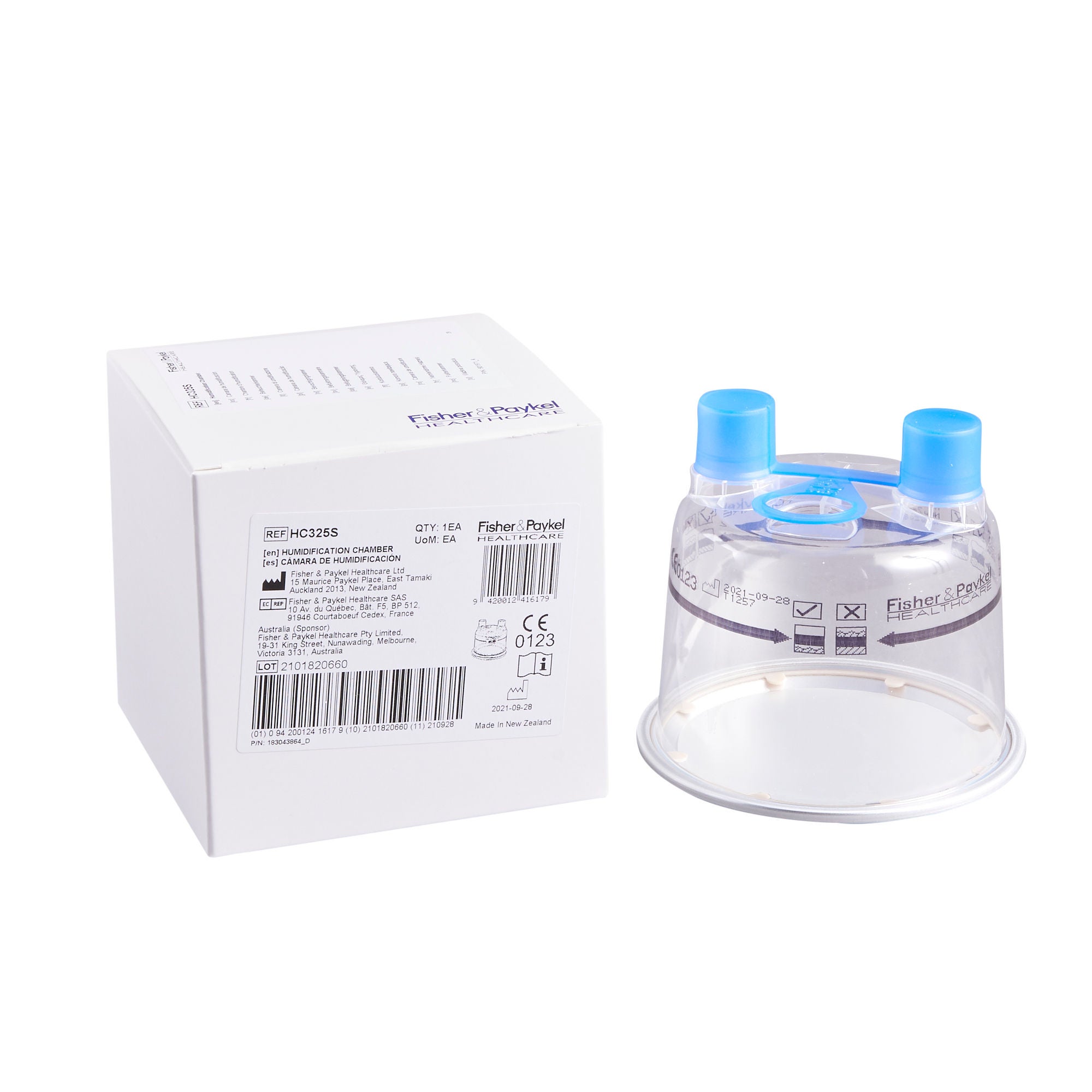 Fisher & Paykel - HC325S CPAP Water Chamber Kit CPAP Water Chambers and Humidifiers Model HC150 and HC100 CPAP Standard, 480 ml Capacity