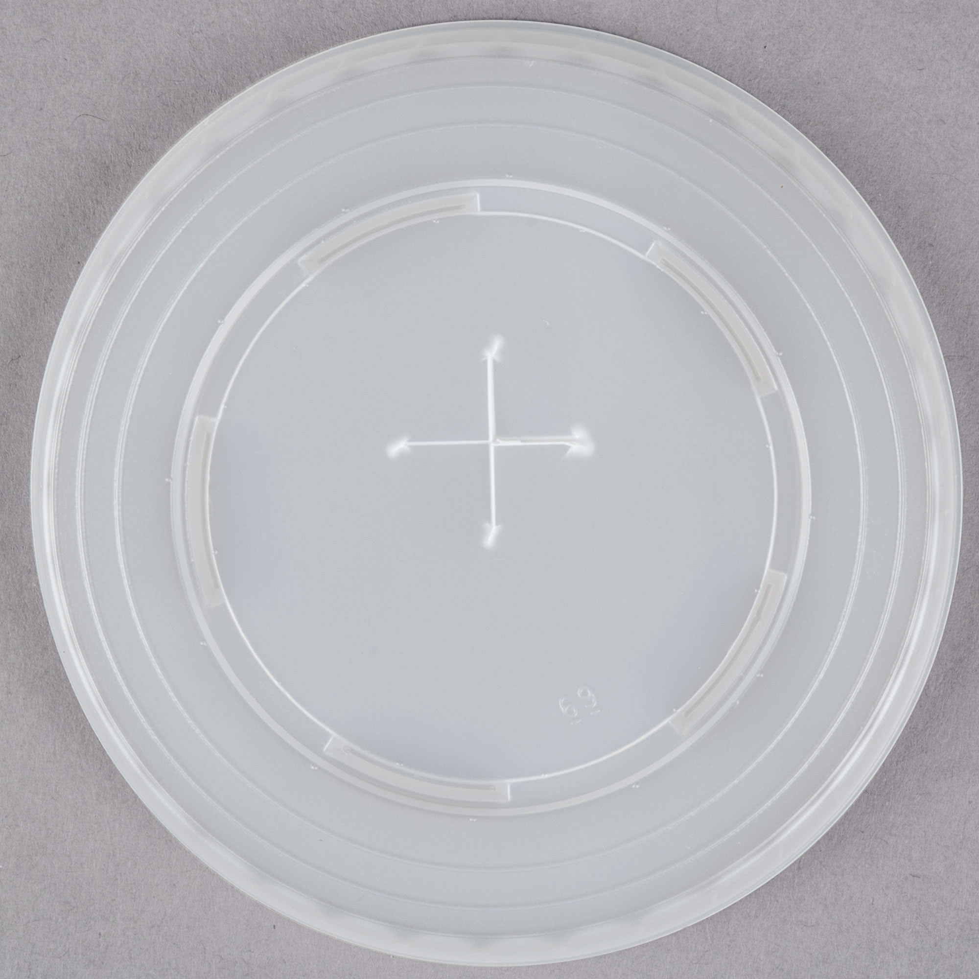 Solo Cup - L9N-0100 Lid Clarity® Translucent, Polystyrene For Jazz R9N-00055, Symphony R9N-J8000, R9BB-JD110, and CDL7-00090 Cups