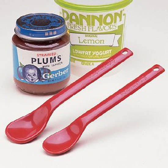 Performance Health - 081200435 Feeding Therapy Spoon Large Maroon Plastic