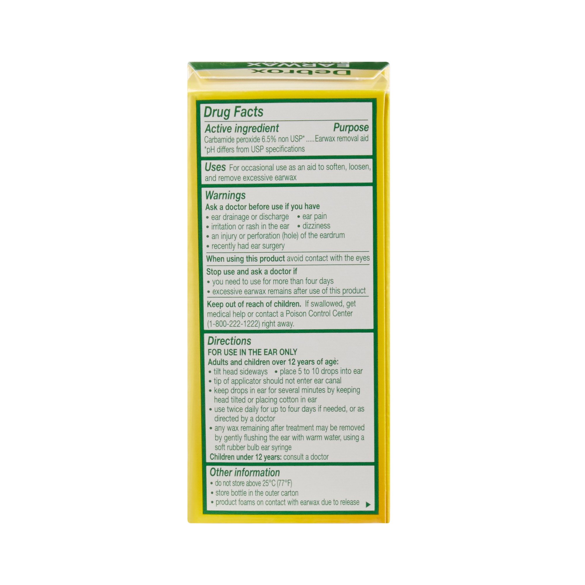 Glaxo Consumer Products - 04203710478 Debrox® Earwax Removal Aid
