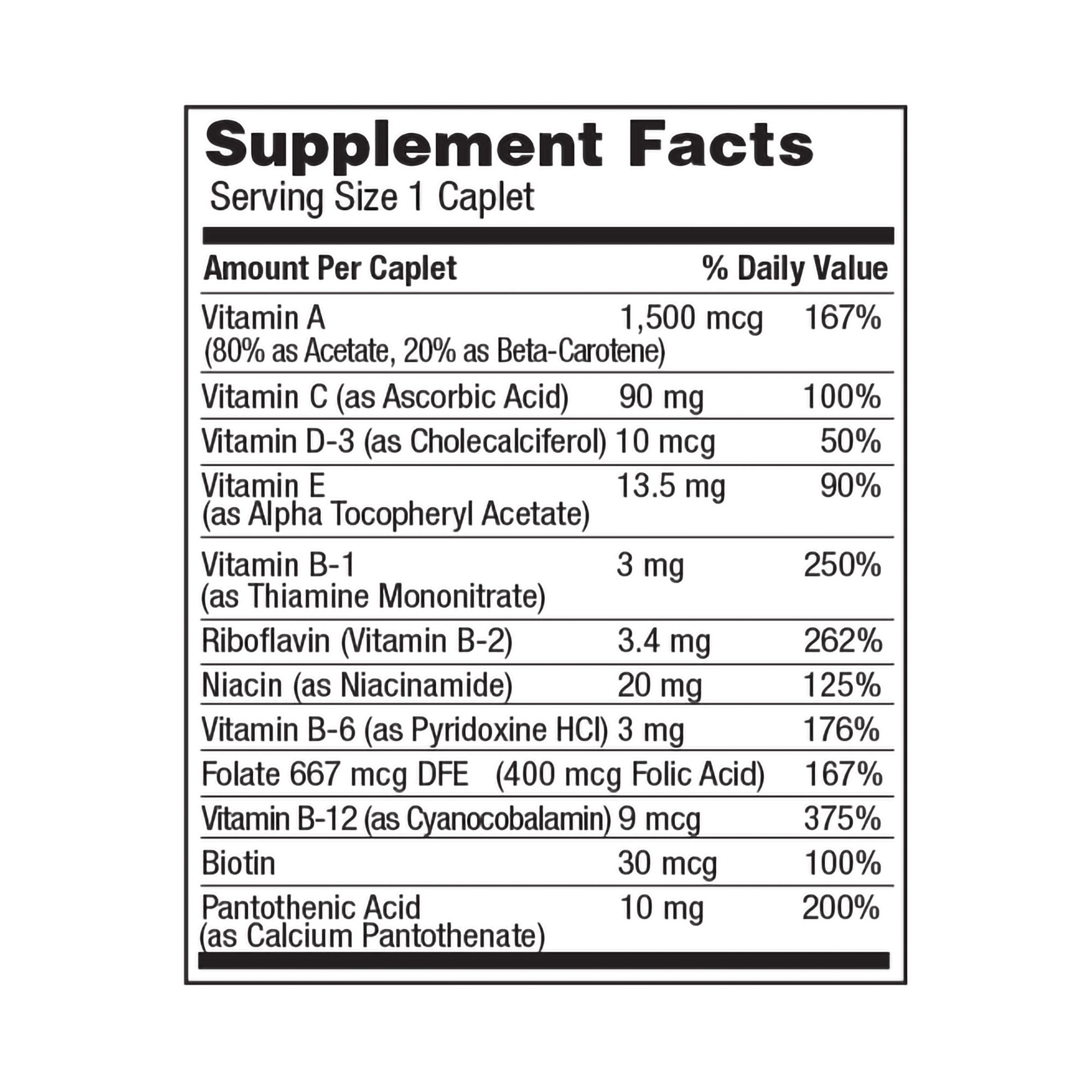 Geri-Care - 601-01-GCP Geri-Care® Multivitamin Supplement