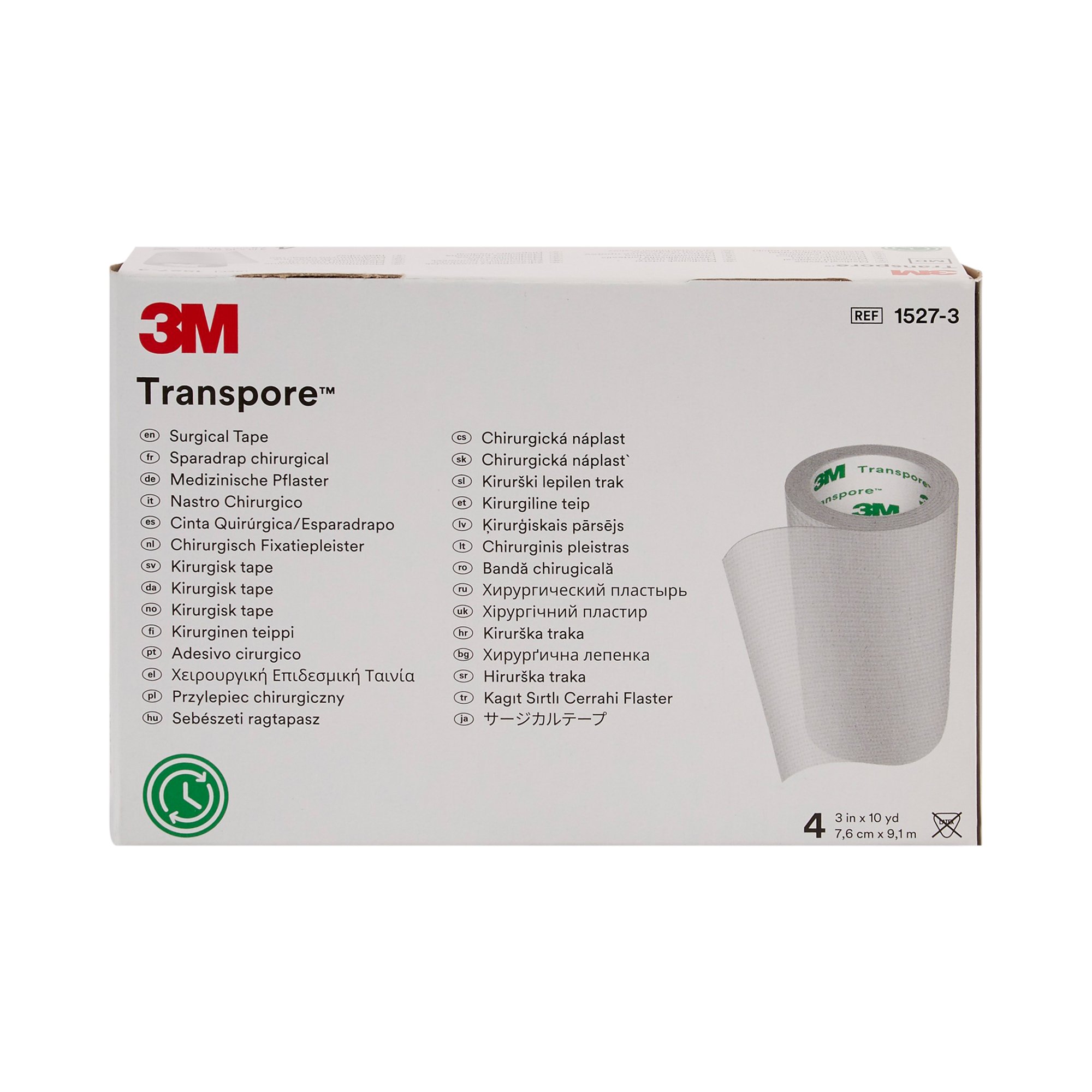 Solventum Corporation - 1527-3 3M™ Transpore™ Plastic Medical Tape