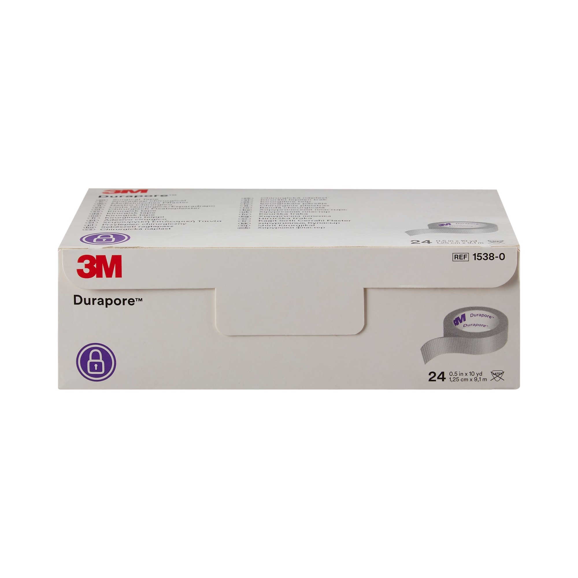 Solventum Corporation - 1538-0 3M™ Durapore™ Silk-Like Cloth Medical Tape
