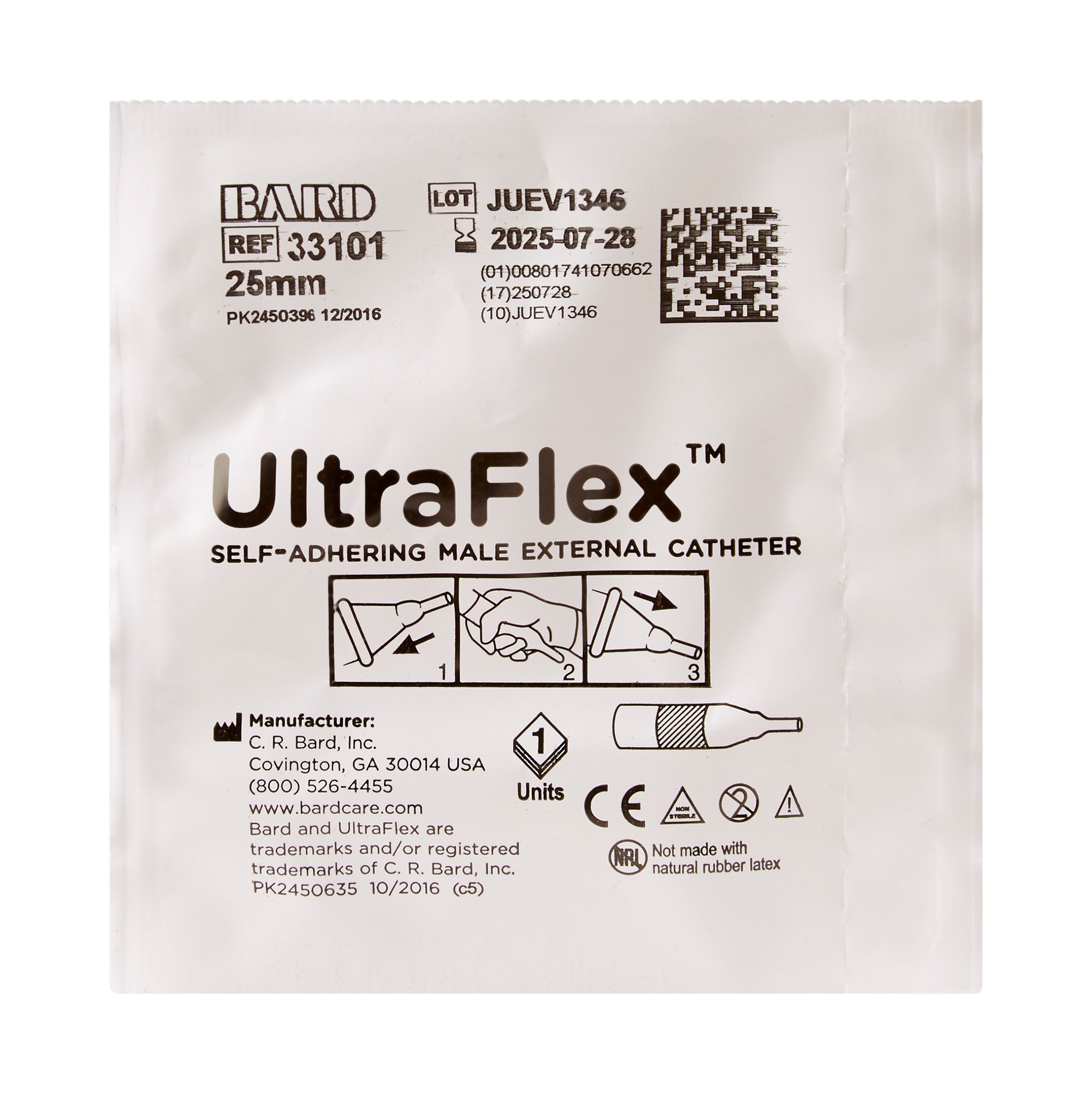 Bard - 33101 Bard UltraFlex® Male External Catheter