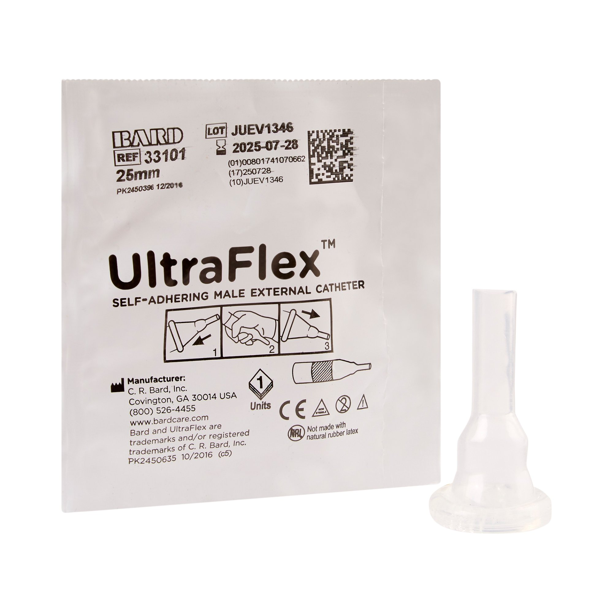 Bard - 33101 Bard UltraFlex® Male External Catheter