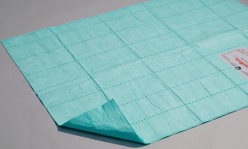 Aspen Surgical Products - 83072 Anti-Static Anti-Fatigue Floor Mat SurgiSafe® 28 X 72 Inch Light Absorbency Green Recycled Material