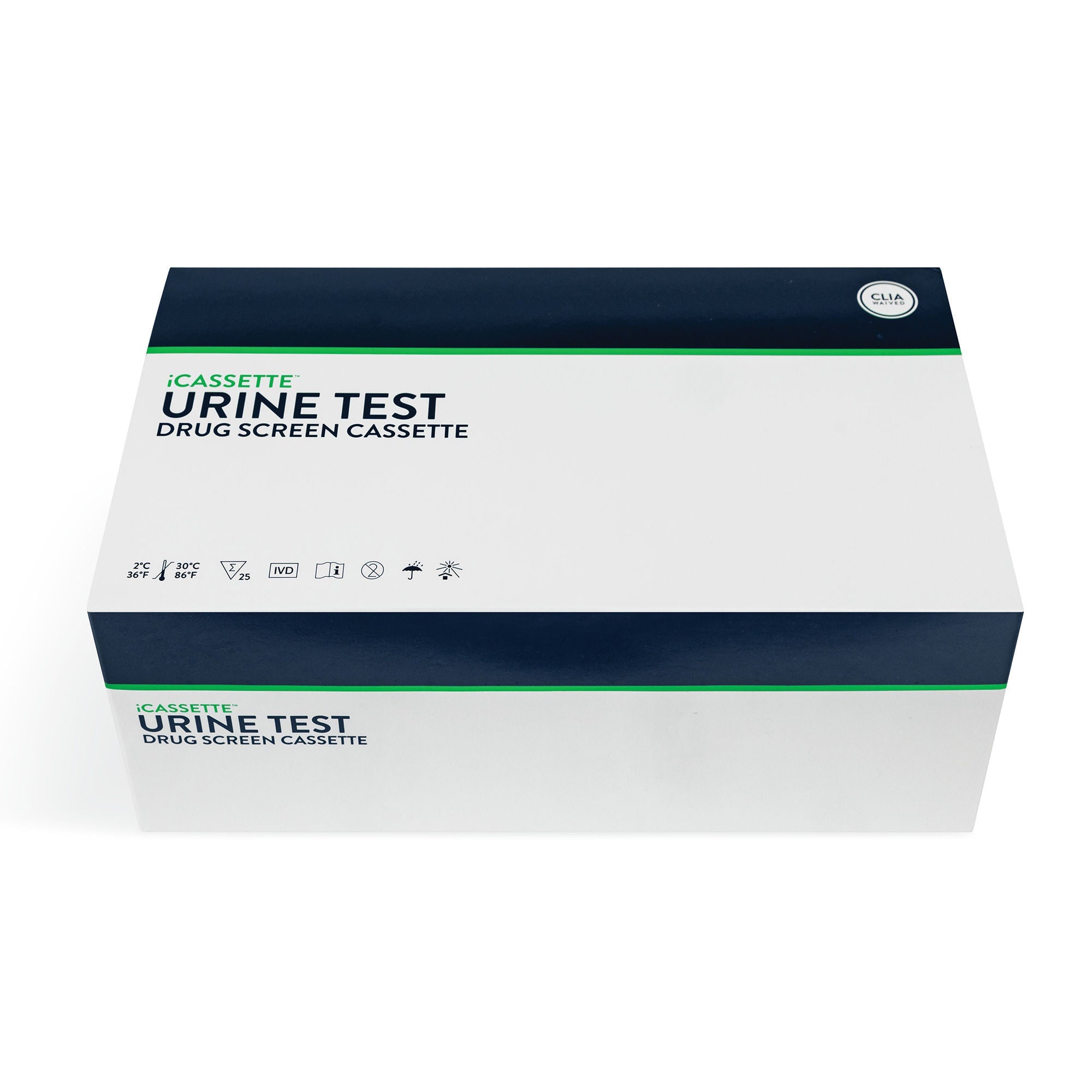 Abbott Rapid Dx North America LLC - DOA-2165 Drugs of Abuse Test Kit iCassette™ AMP, BZO, COC, mAMP/MET, OPI, THC 25 Tests CLIA Non-Waived