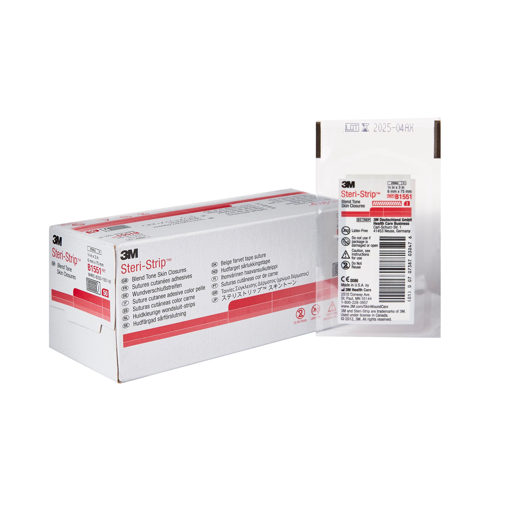 Solventum Corporation - B1551 3M Steri-Strip Blend Tone Skin Closures