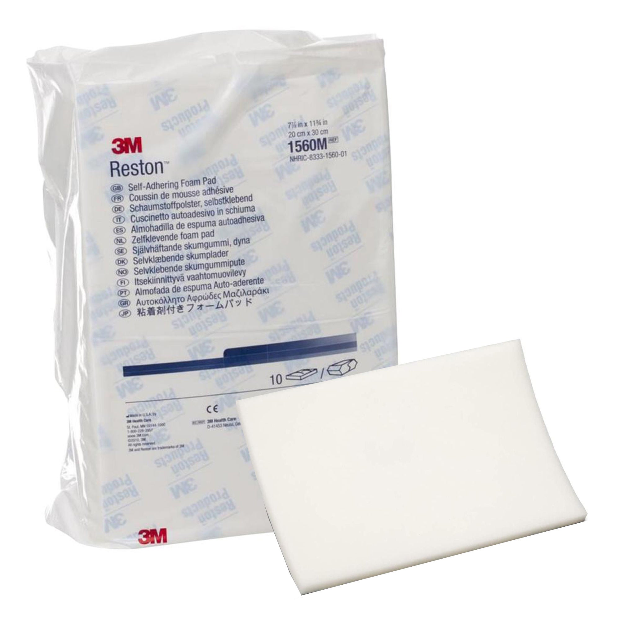 Solventum Corporation - 1560M Orthopedic Padding Adhesive 3M™ Reston™ 7.875 X 11.75 Inch Foam NonSterile