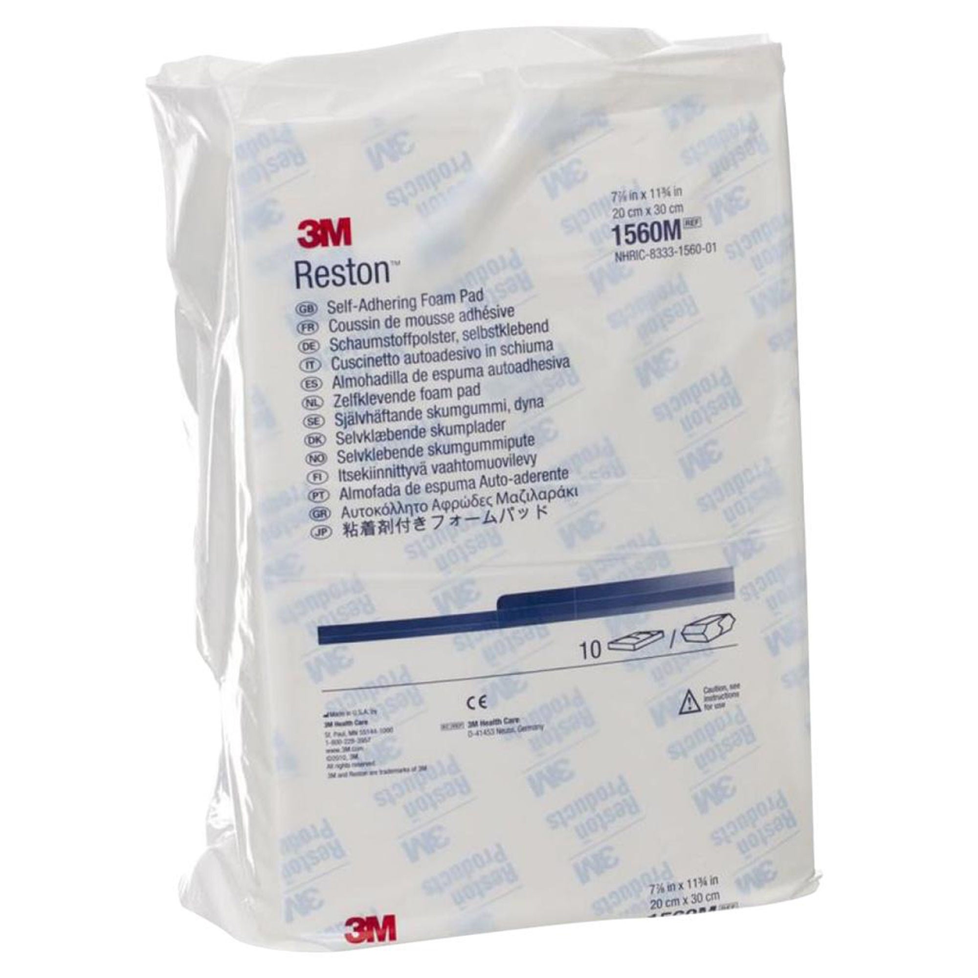 Solventum Corporation - 1560M Orthopedic Padding Adhesive 3M™ Reston™ 7.875 X 11.75 Inch Foam NonSterile