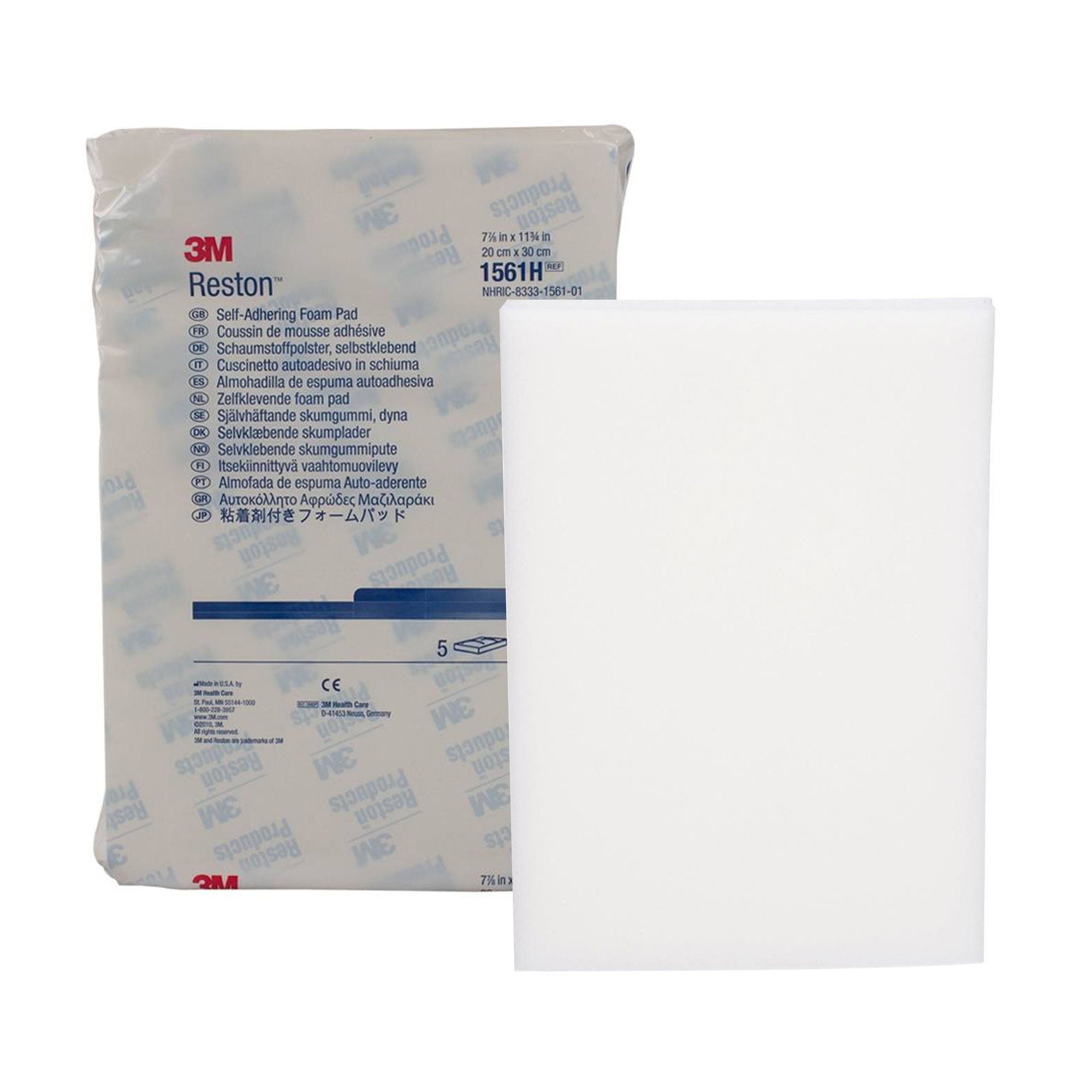 Solventum Corporation - 1561H Orthopedic Padding Adhesive 3M™ Reston™ 7.875 X 11.75 Inch Foam NonSterile