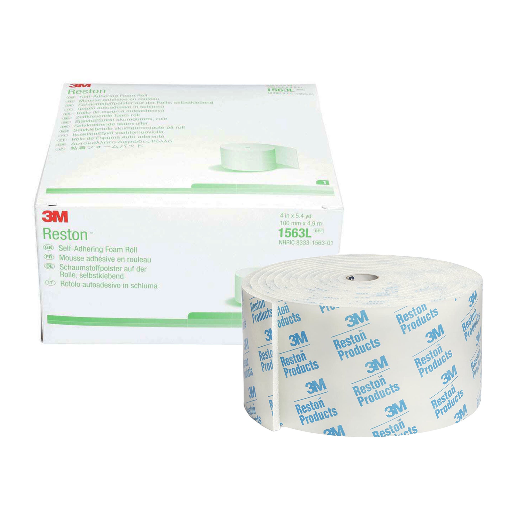 Solventum Corporation - 1563L Orthopedic Padding Adhesive 3M™ Reston™ 4 X 196 Inch Foam NonSterile