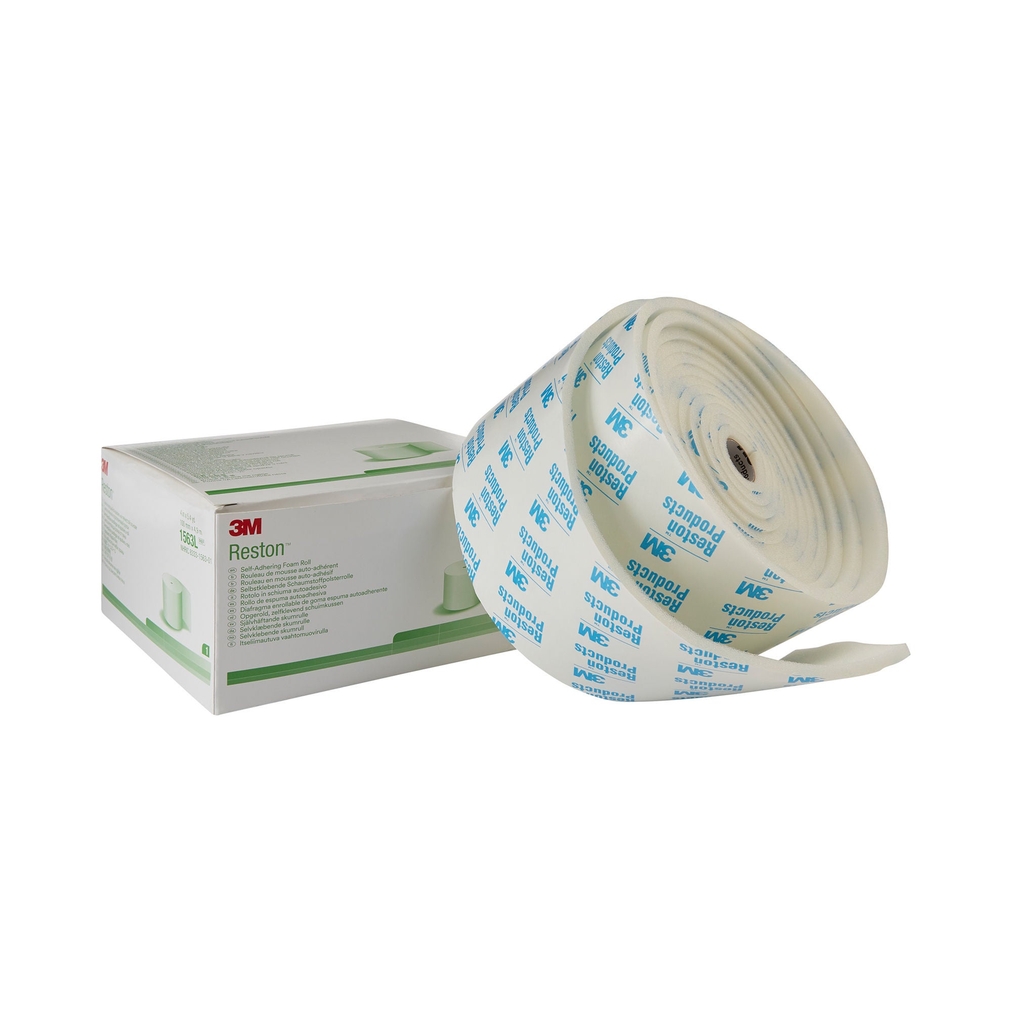 Solventum Corporation - 1563L Orthopedic Padding Adhesive 3M™ Reston™ 4 X 196 Inch Foam NonSterile