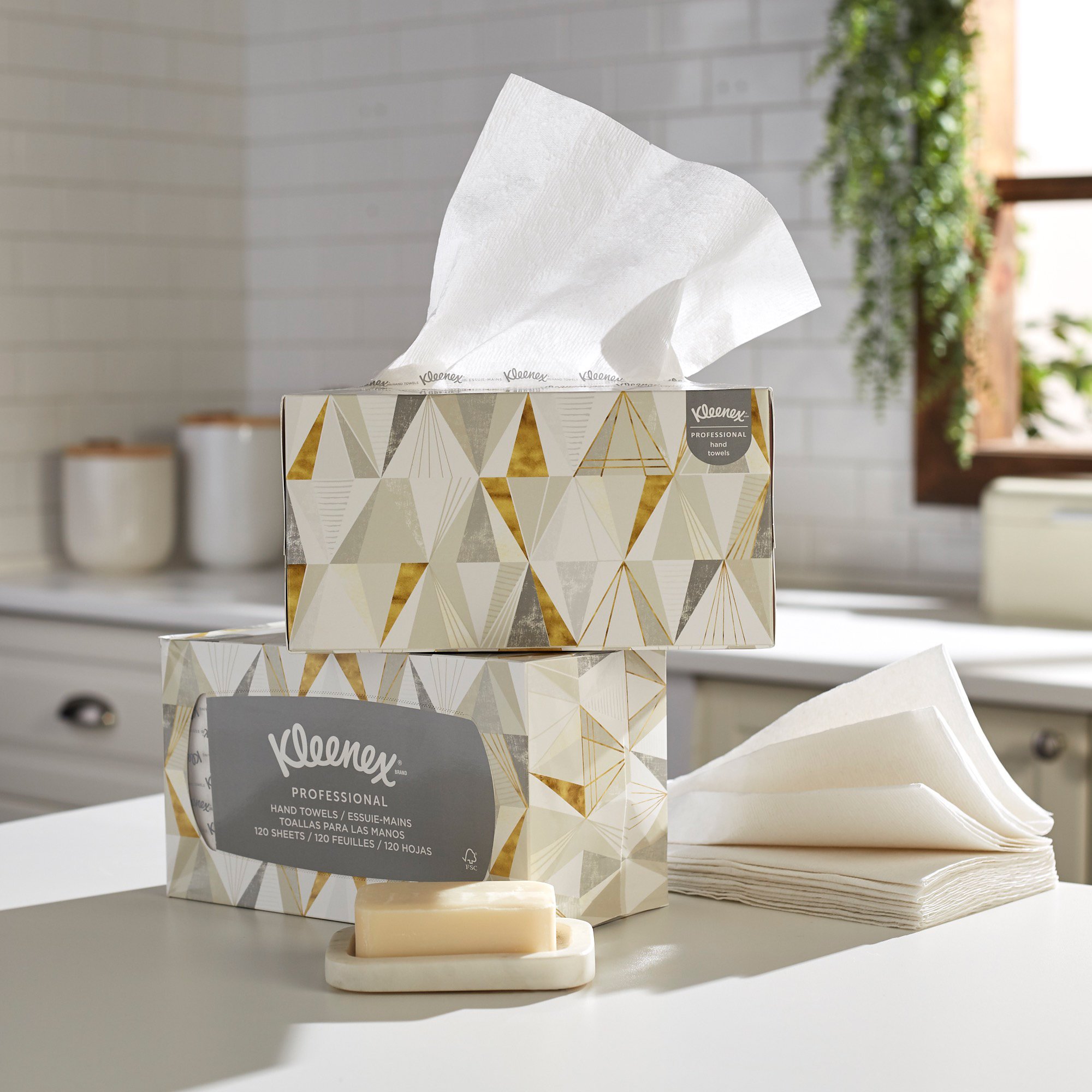 Kimberly Clark 01701 - Kleenex® 1-Ply Guest Towel Pop-Up Box, 120 per Box - 1/Box, 18/Case