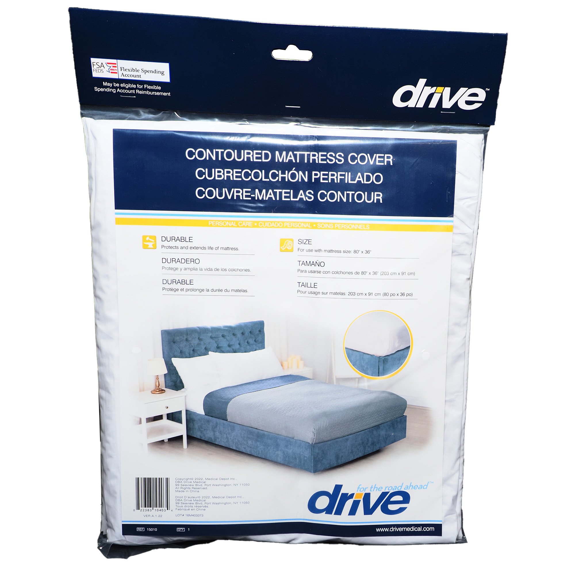 Drive DeVilbiss Healthcare - 15010 drive™ Contoured Mattress Cover