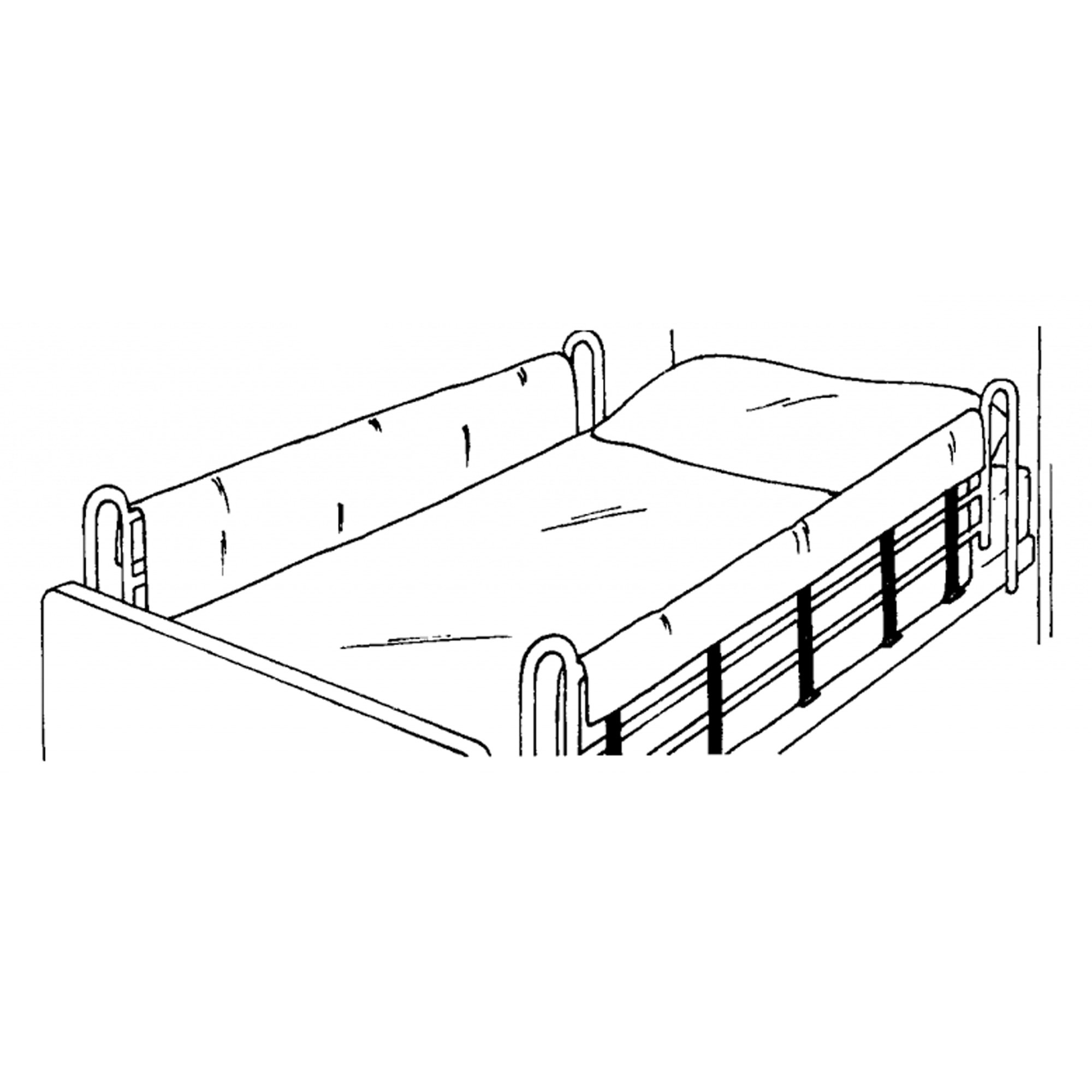 Skil-Care - 401220 SkiL-Care™ Cushion Top Vinyl Bed Rail Pads