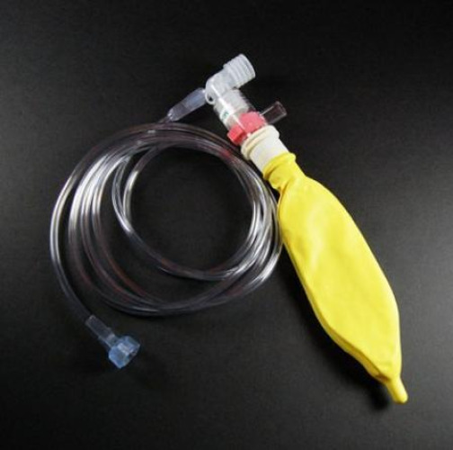 Ambu - 60772Z Anesthesia Breathing Circuit King Systems Coaxial Tube Single Limb Pediatric 1 Liter Bag Single Patient Use Jackson-Rees Circuit