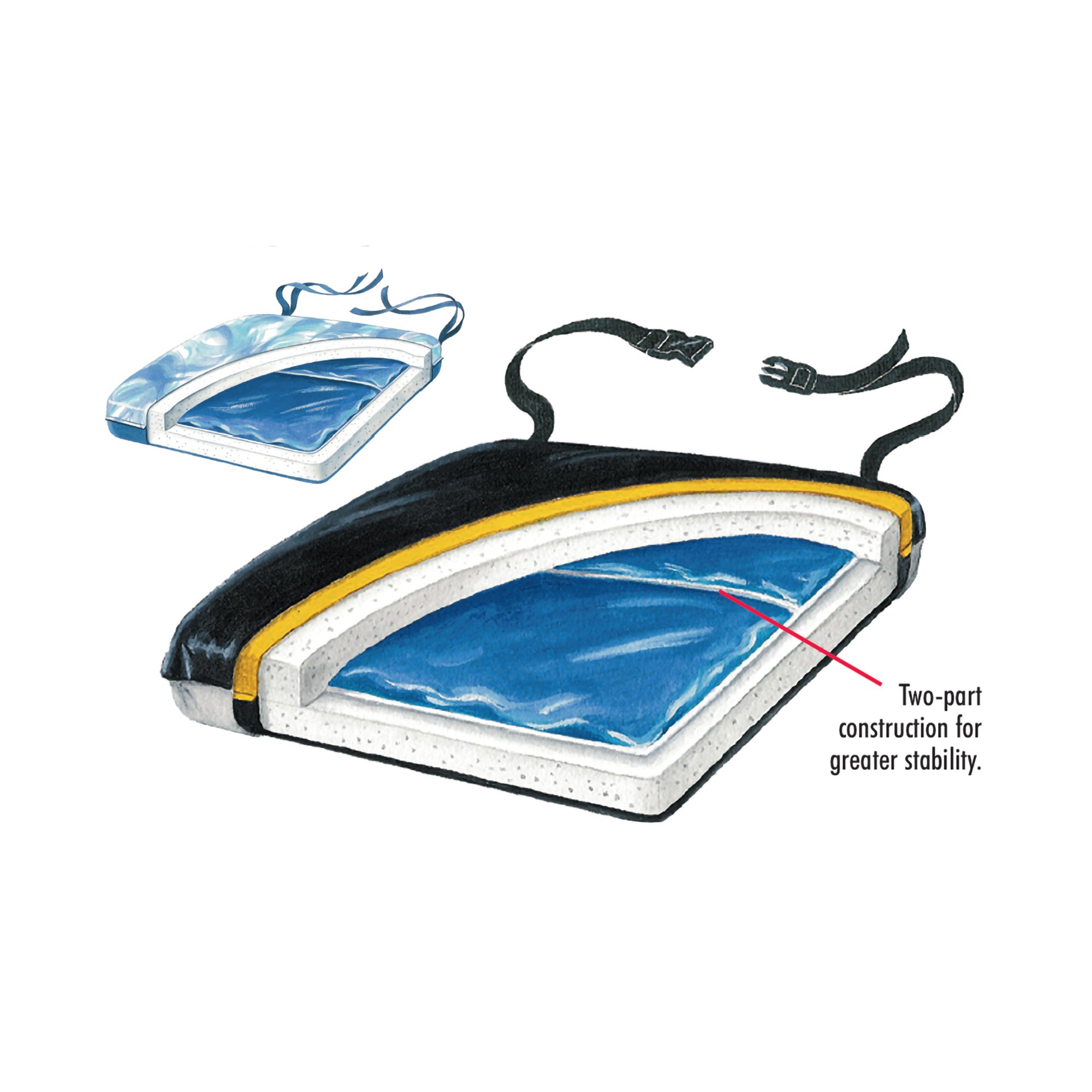 Skil-Care - 751154 Skil-Care™ Econo-Gel Seat Cushion
