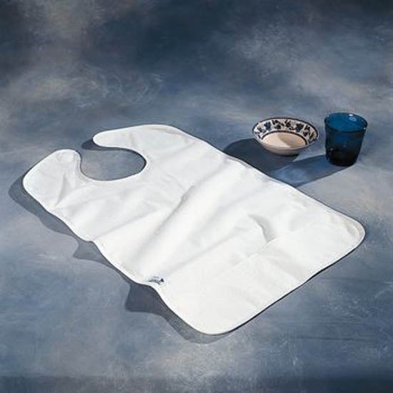 Performance Health - 081297274 Bib Hook and Loop Closure Reusable Terry Cloth / Vinyl Black