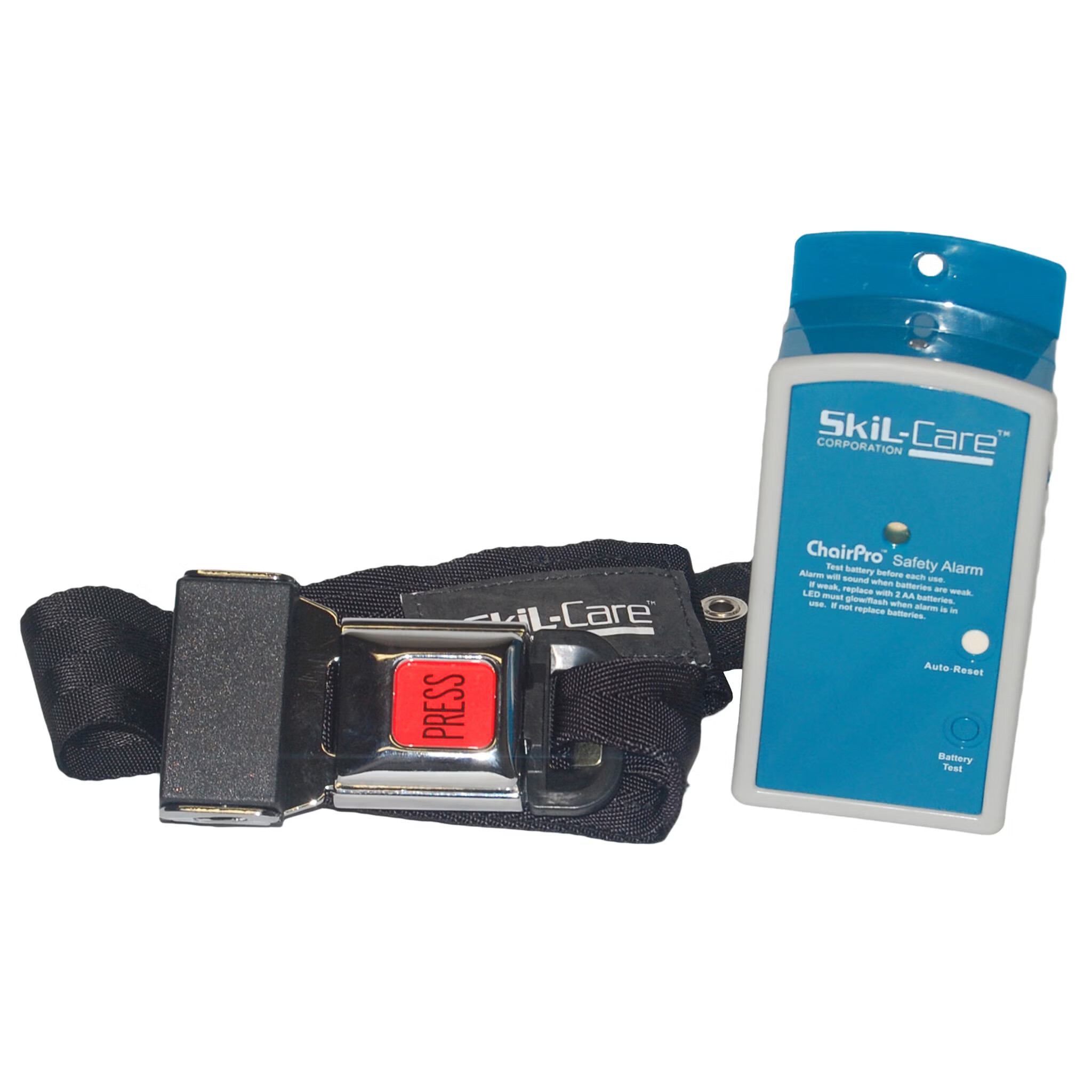 Skil-Care - 909370 Belt Alarm System ChairPro™ Pediatric 31 to 46 Inch Length Black / Red