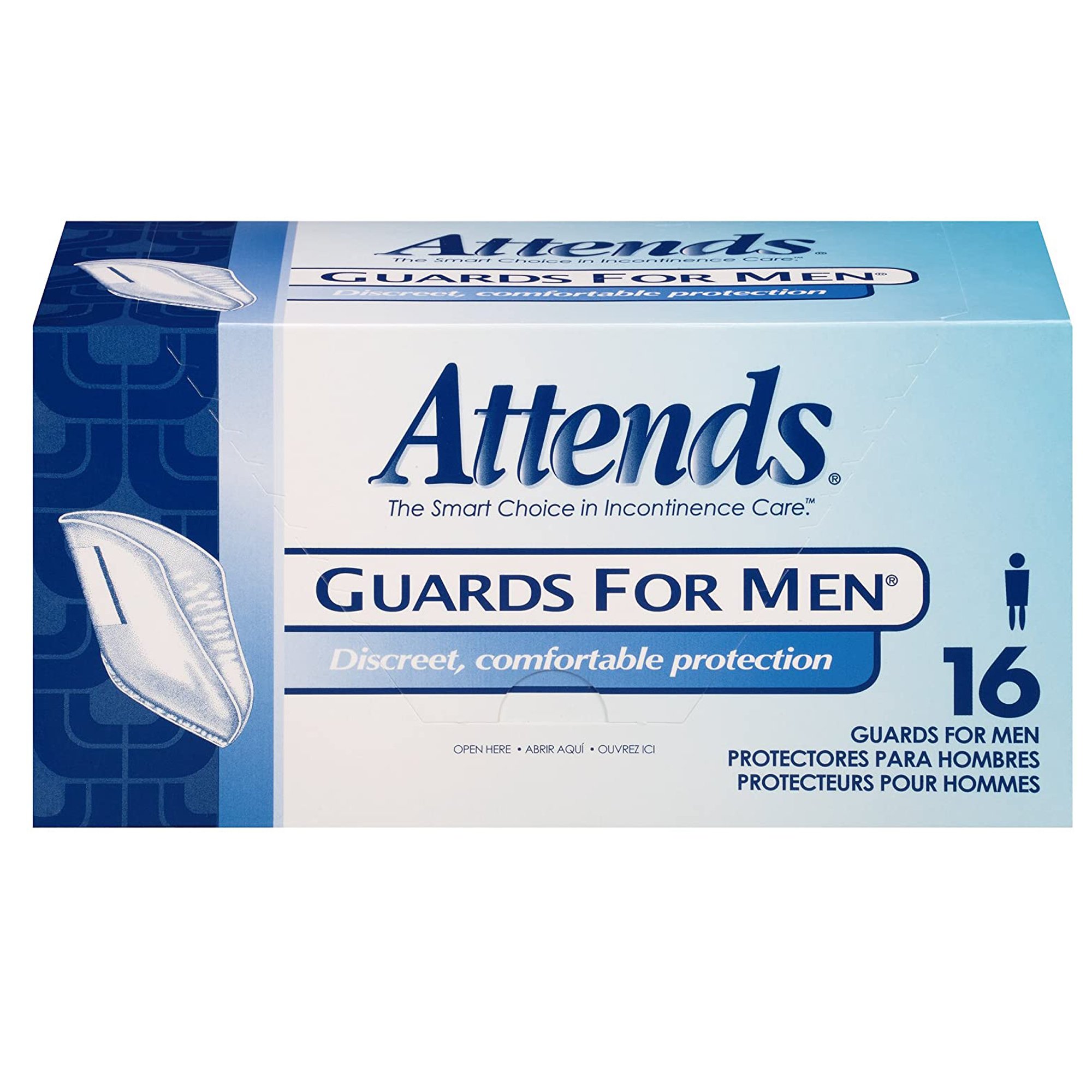 Attends Healthcare Products - MG0400 Attends® Guards For Men® Bladder Control Pad