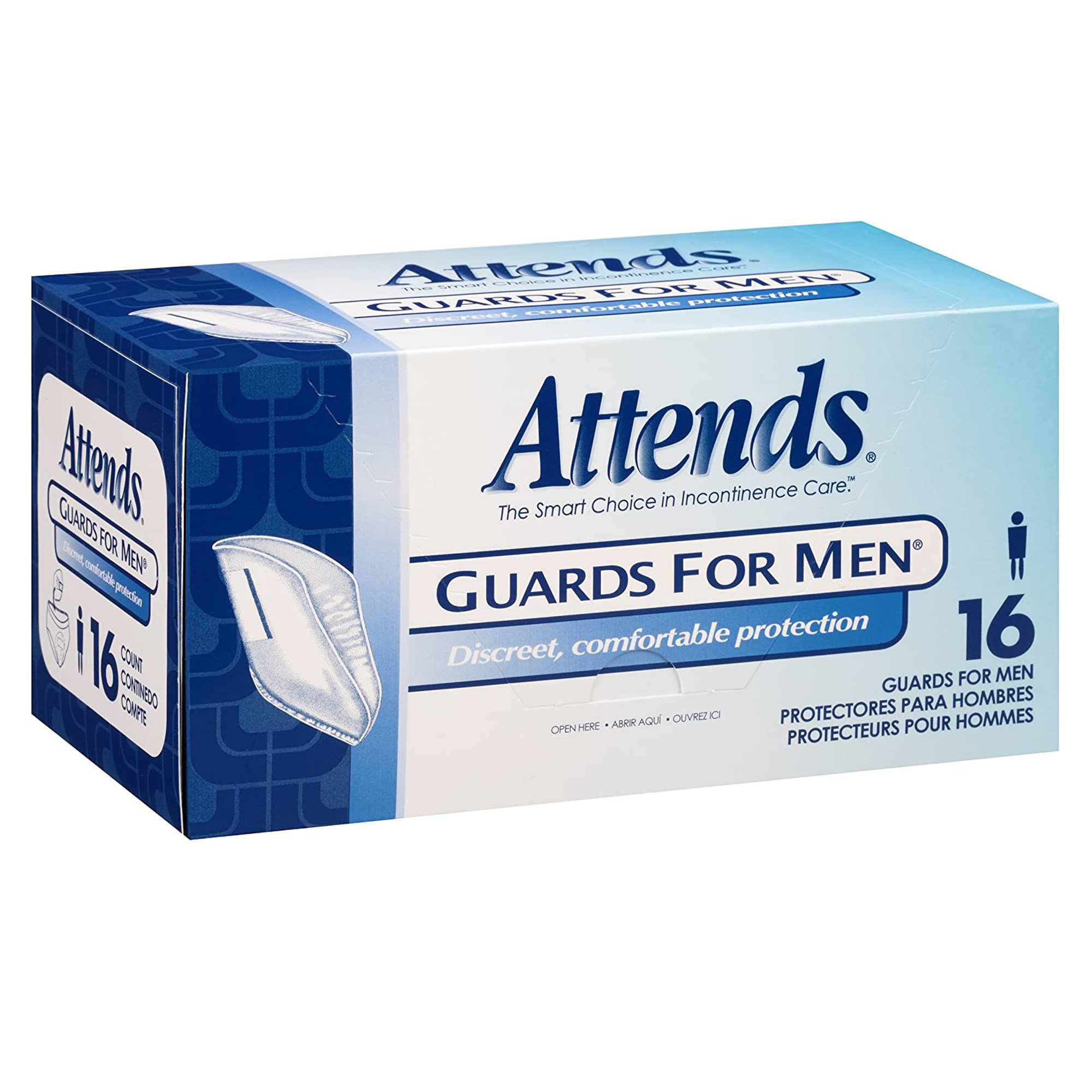 Attends Healthcare Products - MG0400 Attends® Guards For Men® Bladder Control Pad
