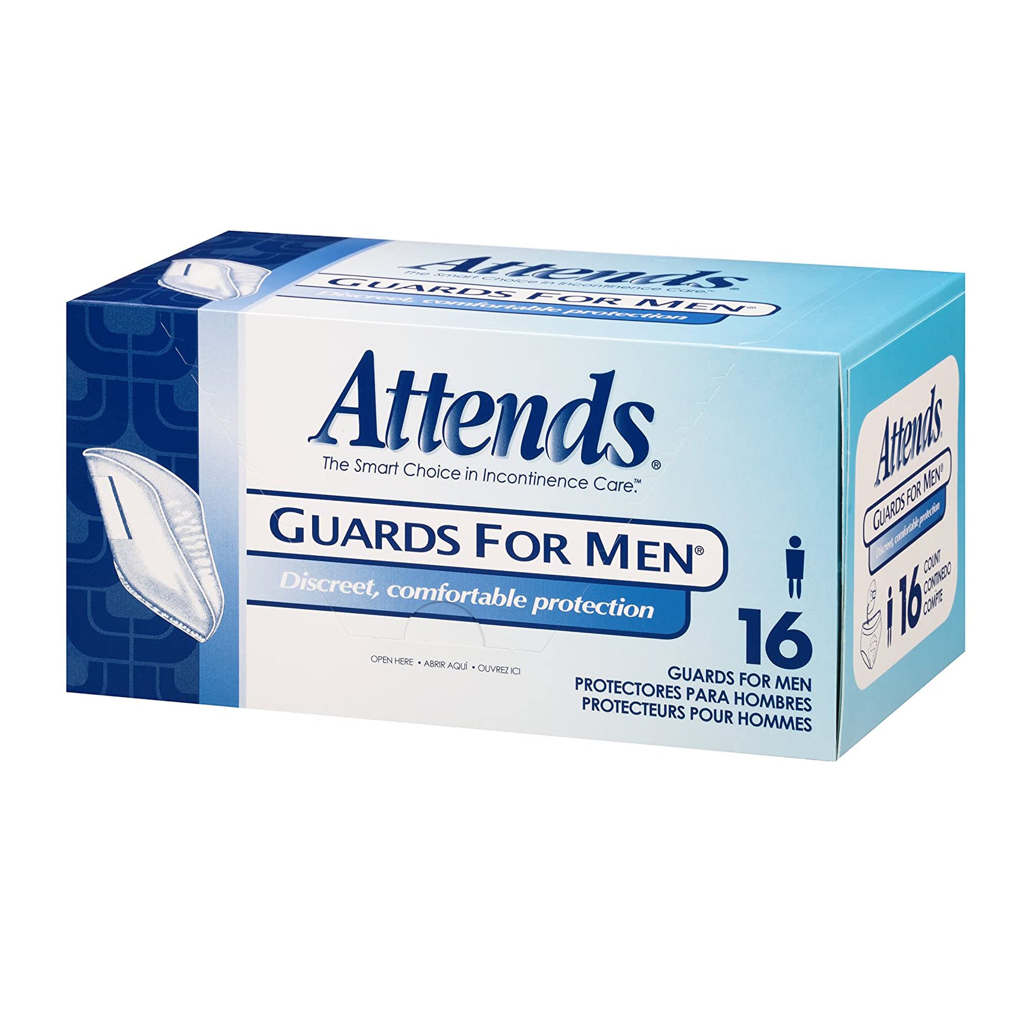 Attends Healthcare Products - MG0400 Attends® Guards For Men® Bladder Control Pad
