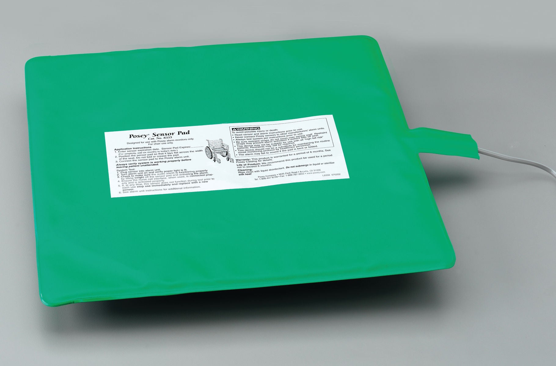 Posey - 8308 Chair Sensor Pad Posey® 13 X 13 Inch