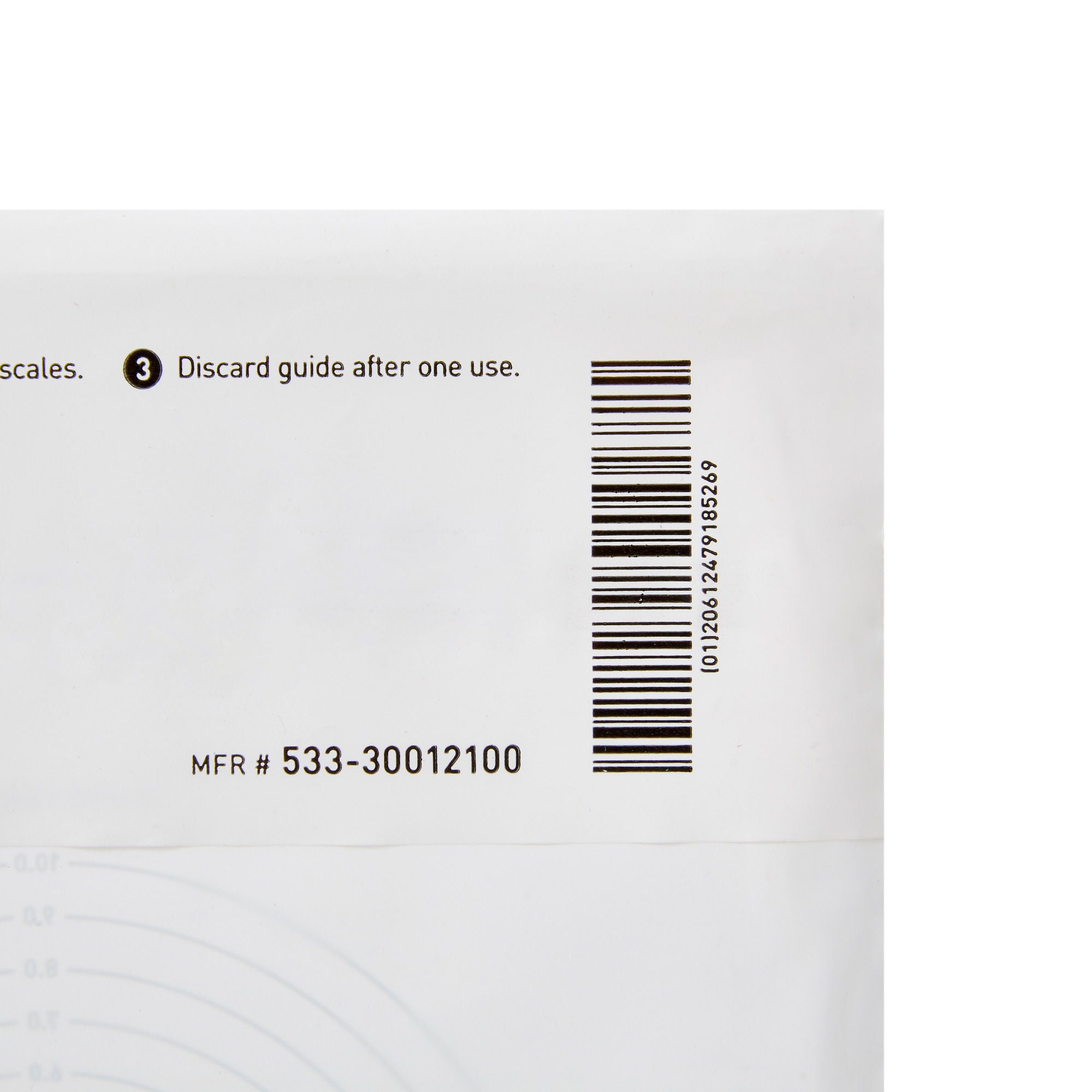 McKesson Brand - 533-30012100 McKesson Plastic Wound Measuring Guide