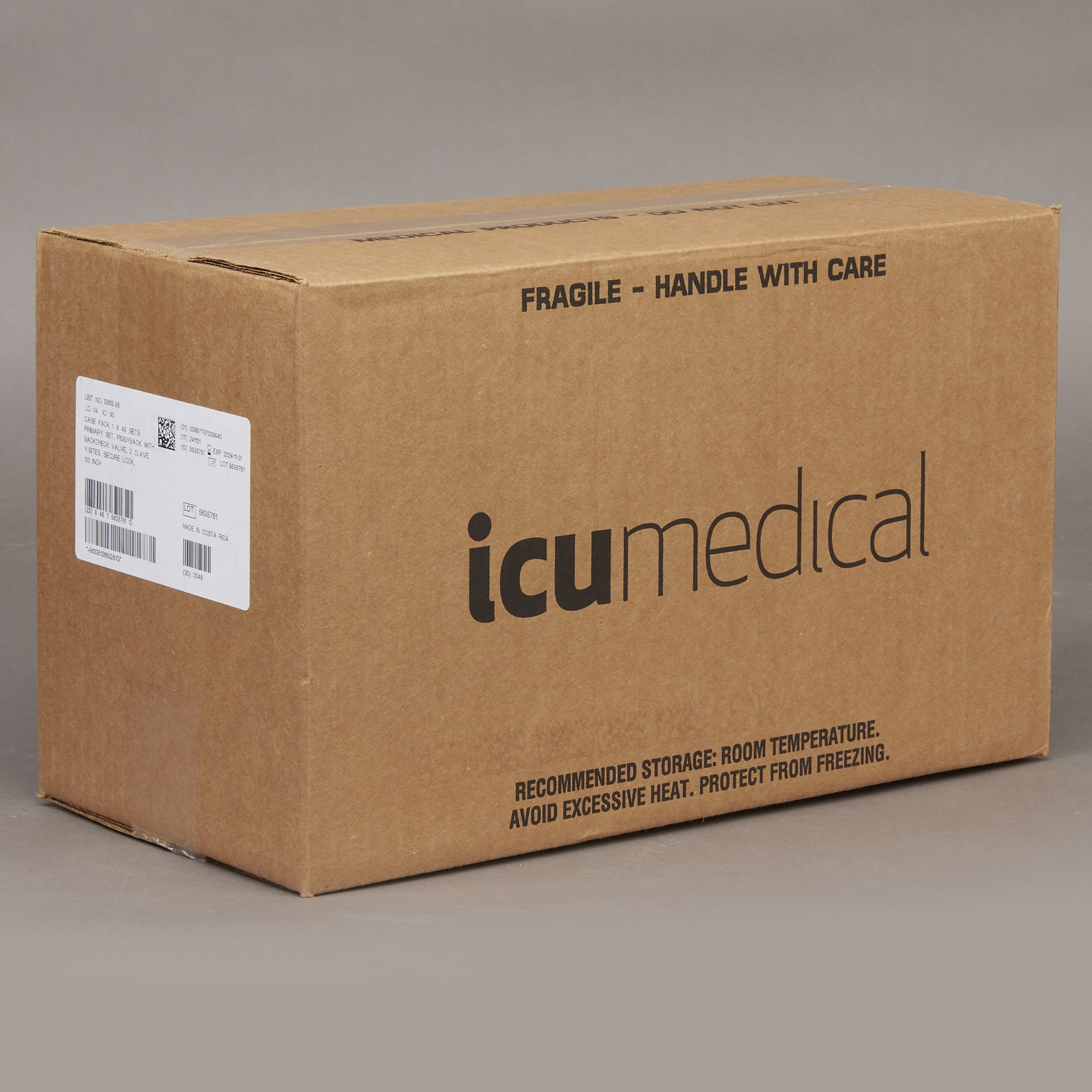 ICU Medical 1266228 - LifeShield® Primary Piggyback Set - 1/Each, 48/Case