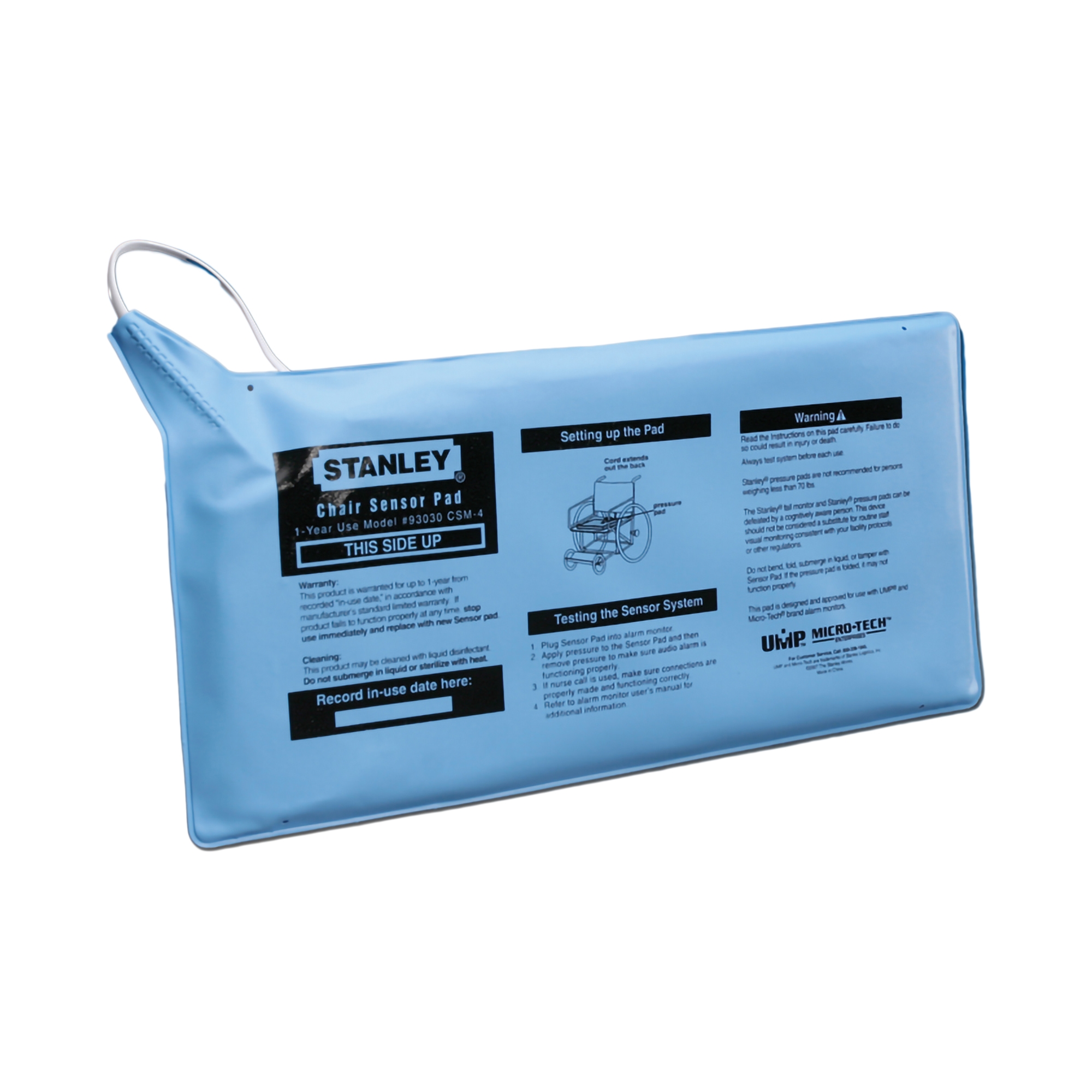 Stanley Security Solutions - 93020 Stanley Standard Fall Management Chair Sensor Pad