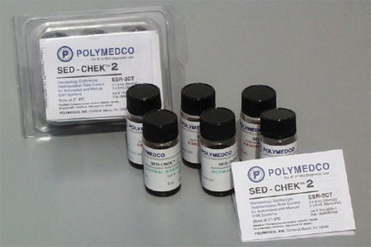 Fisher Anatomical - 22046911 Hematology Control Set Sed-Chek® 2 Erythrocyte Sedimentation Rate (ESR) 2 Levels 6 X 8 mL