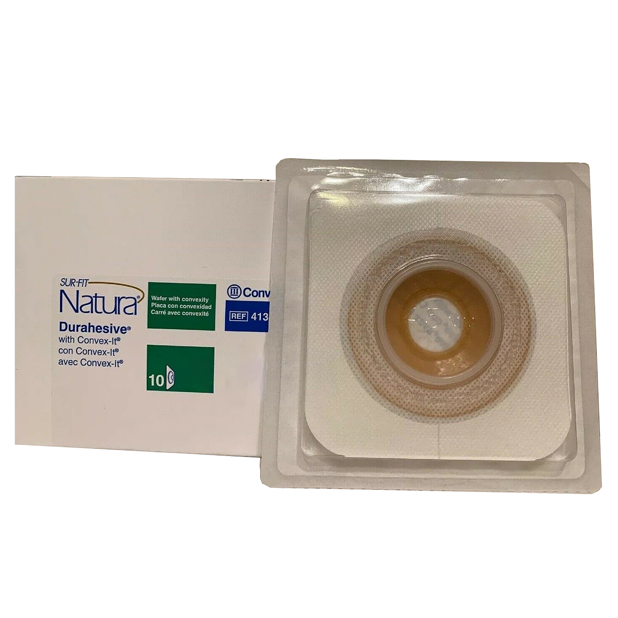 ConvaTec - 411800 Sur-Fit Natura® Durahesive® Ostomy Barrier Fits ½ – 7/8 Inch Stomas