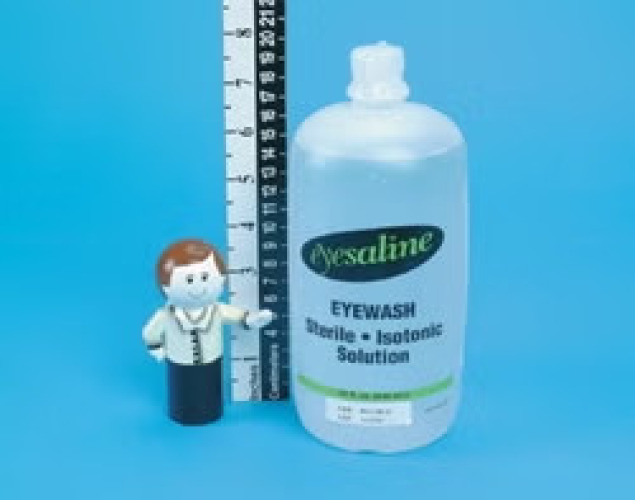 Health Care Logistics - 10077 Eyewash Solution Eyesaline® 32 oz. Squeeze Bottle