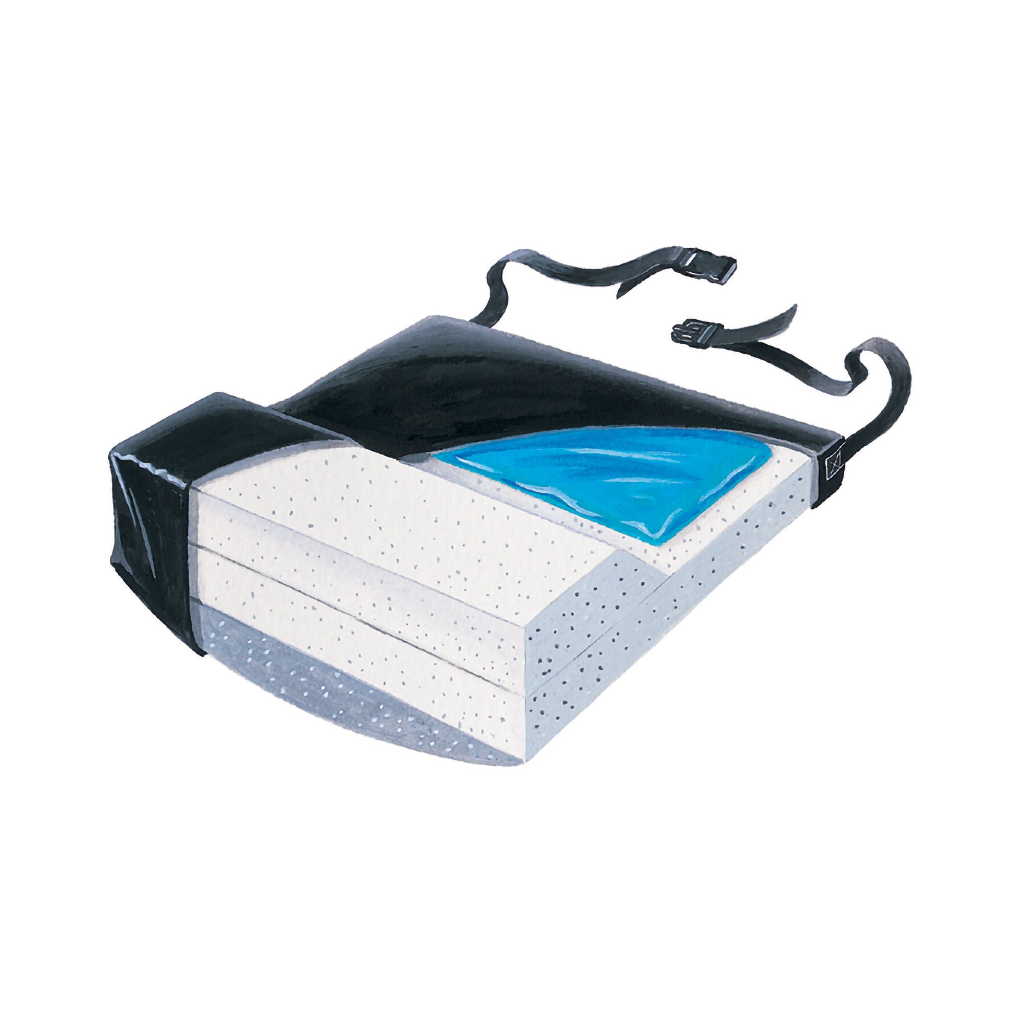 Skil-Care - 757115 Skil-Care™ Anti-Thrust Gel Foam Seat Cushion