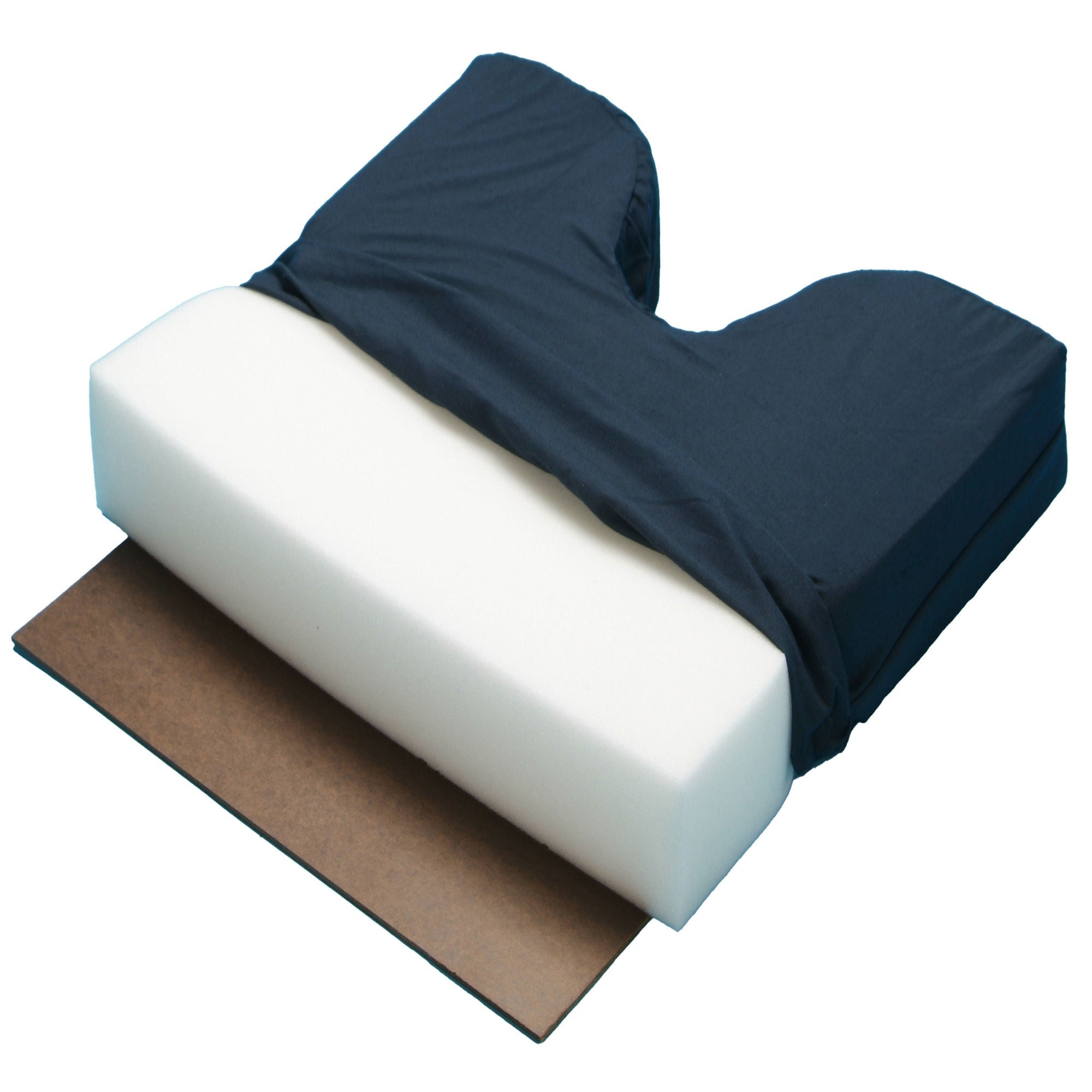 Alex Ortho - HWC4403 Coccyx Relief Seat Cushion Hermell 16 W X 18 L X 2 D Inch Foam