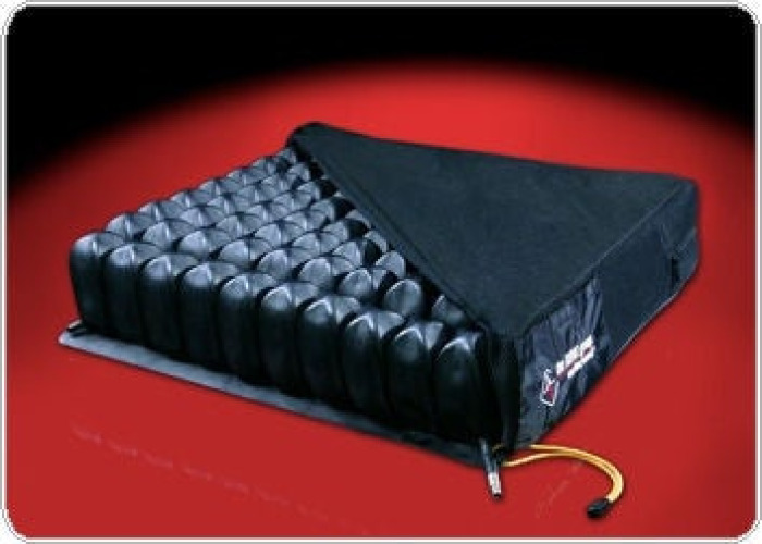 Crown Therapeutics - 1R1210C Seat Cushion ROHO® High Profile® Single Compartment 22 W X 18 L X 4-1/4 D Inch Neoprene Air Cells
