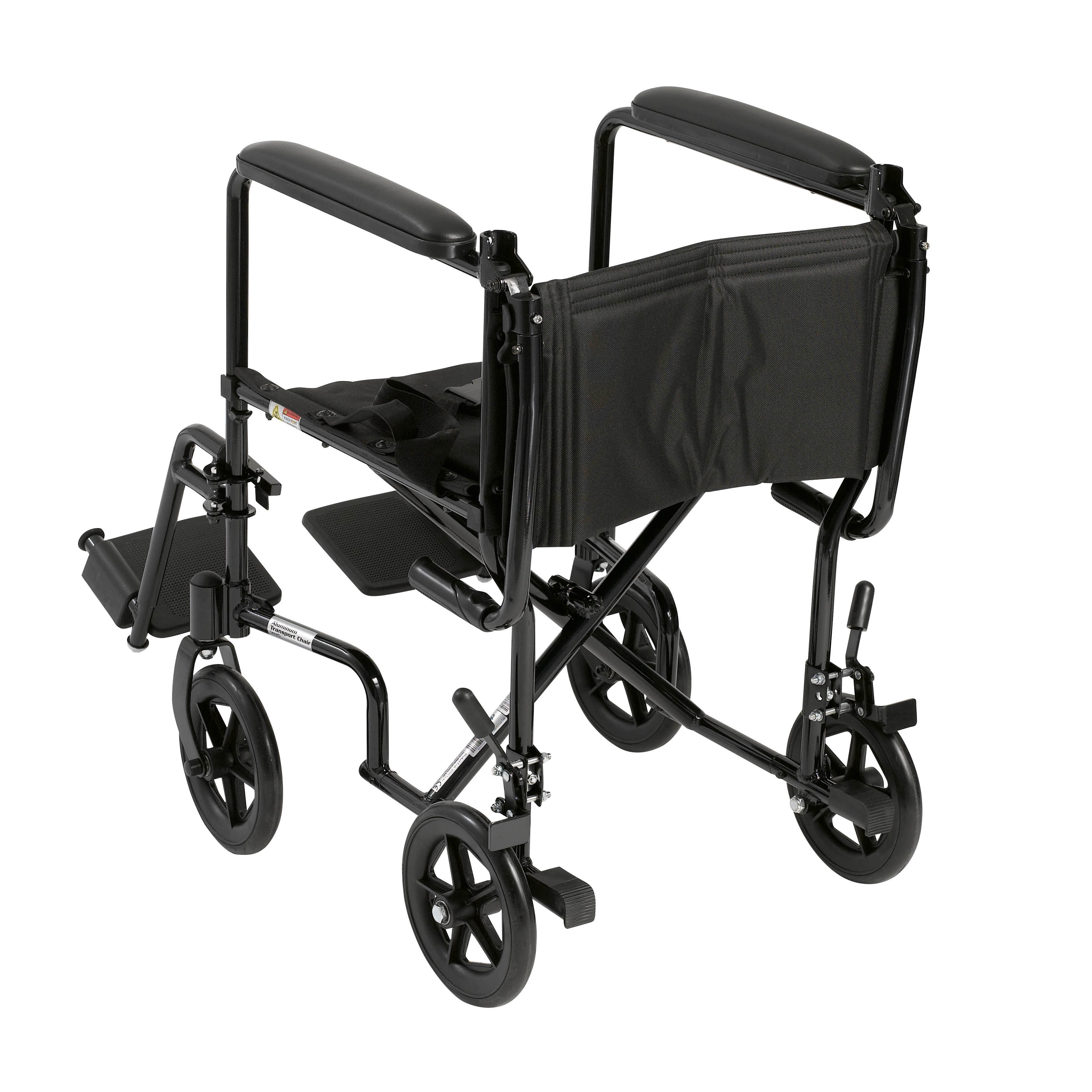 Drive DeVilbiss Healthcare ATC17-BK - drive™ Transport Chair, Black, 17-Inch Seat Width - 1/Each