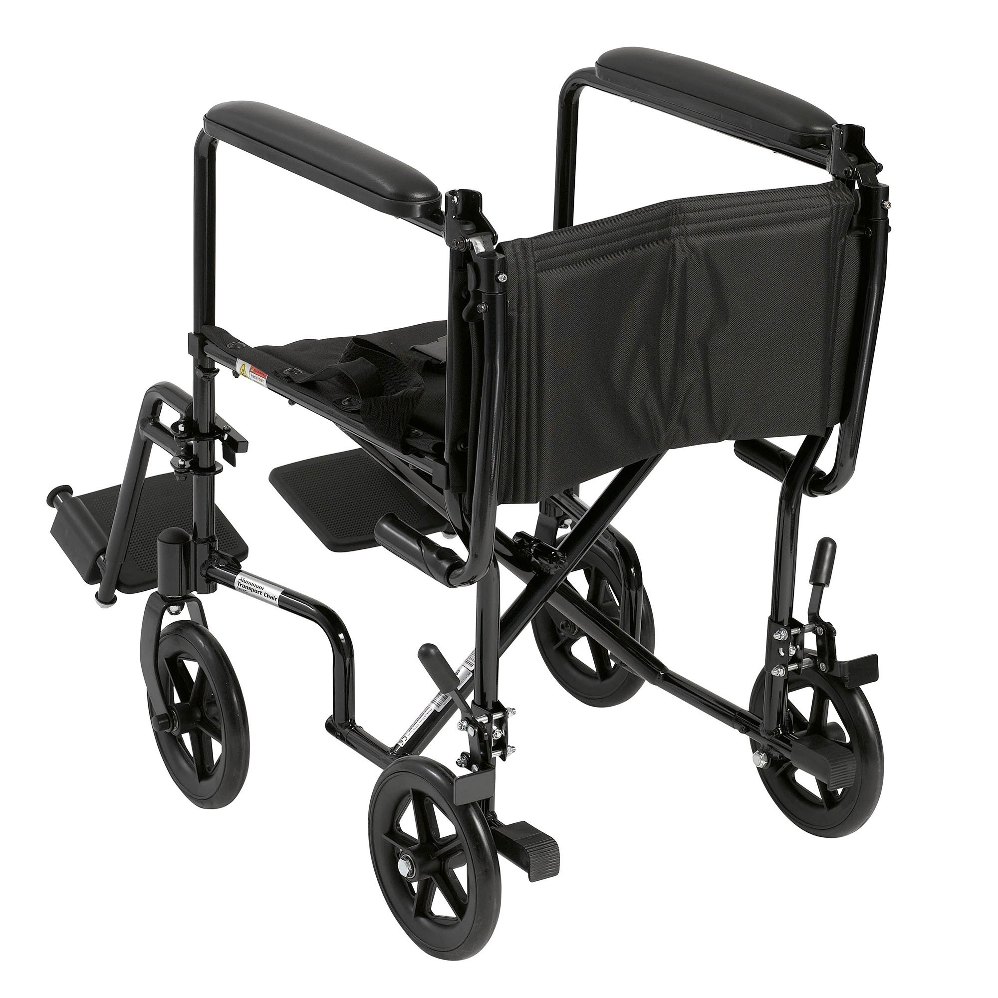 Drive DeVilbiss Healthcare ATC17-BK - drive™ Transport Chair, Black, 17-Inch Seat Width - 1/Each