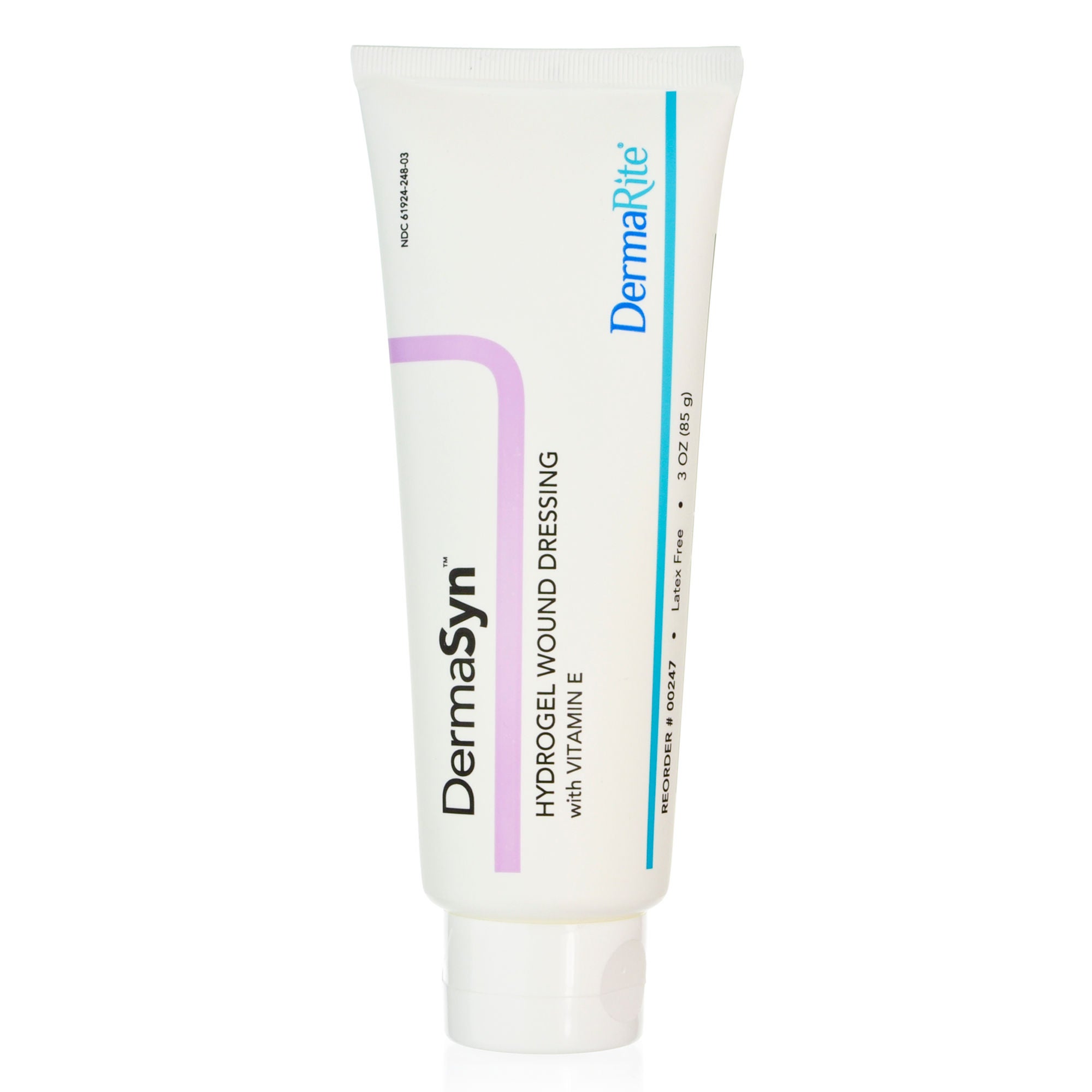 DermaRite Industries - 00247 Hydrogel Wound Dressing Dermasyn® 3 oz. Gel / Amorphous NonSterile